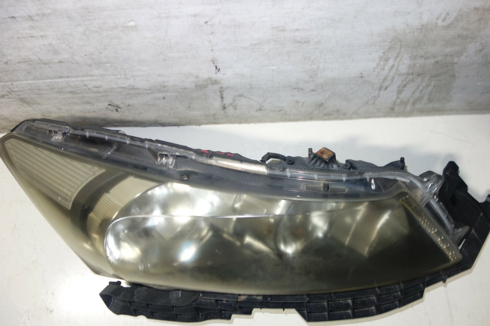 JDM Honda Accord CP3 Head Lights Lamps Pair OEM HID Black Housing 2008-2012