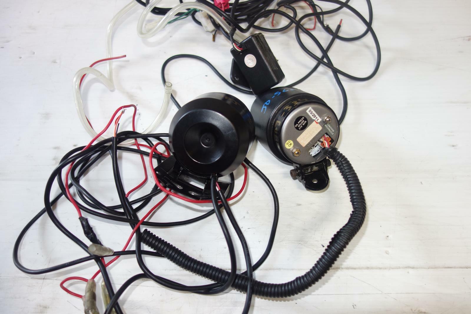 JDM Turbo Boost Gauge & Oil Press With Wiring & Sensor Universal WRX STi RX7 GTR
