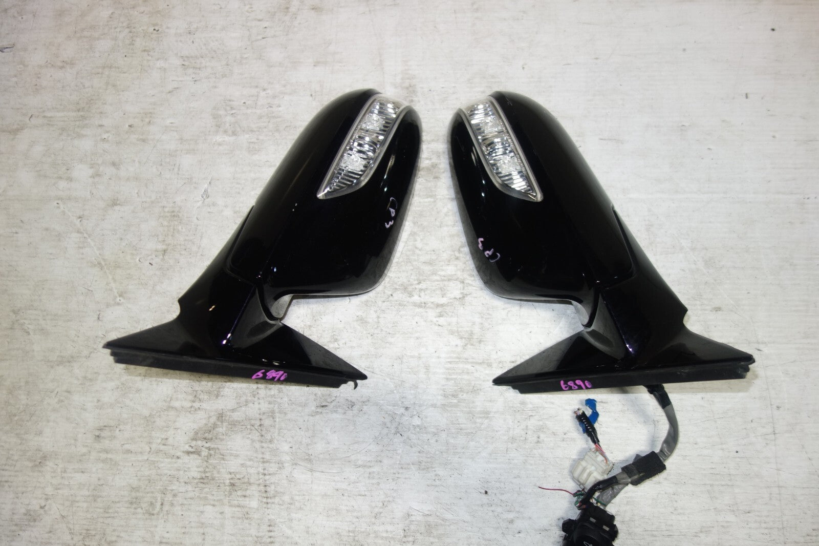 JDM Honda Accord Power Folding Door Mirror & Switch Signal Light 2008-2012 #6890