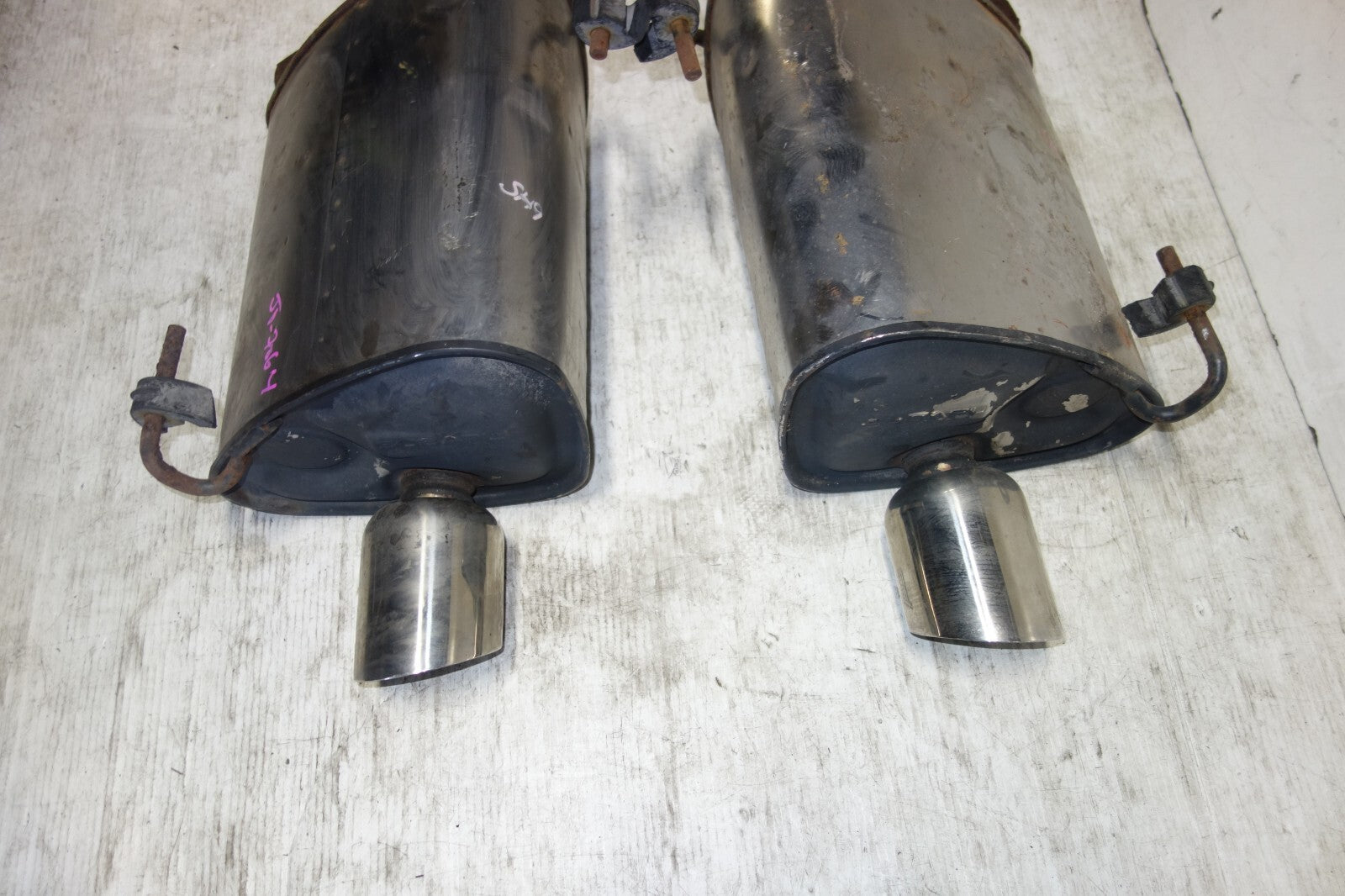JDM Subaru Forester Sport STi SH9 Exhaust Mufflers Pair Axle Back 2009-2013