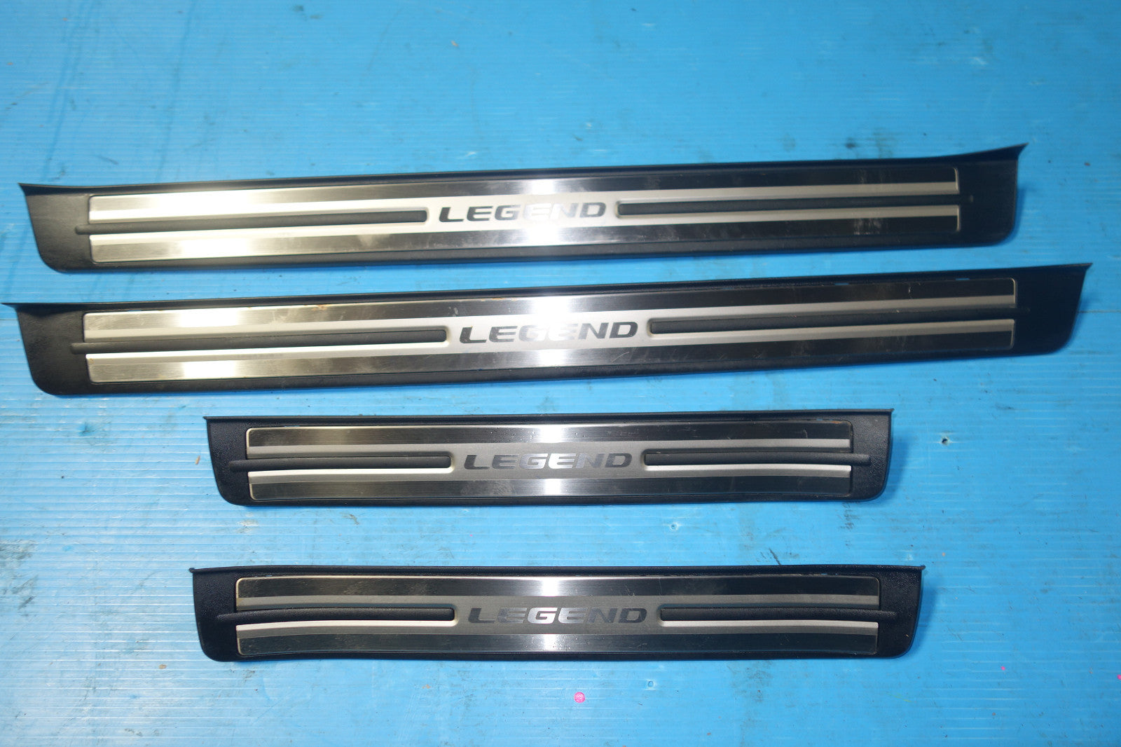 JDM Acura RL Chrome OEM Front Rear Door Sills Plates Steps 2005-2008 #5258