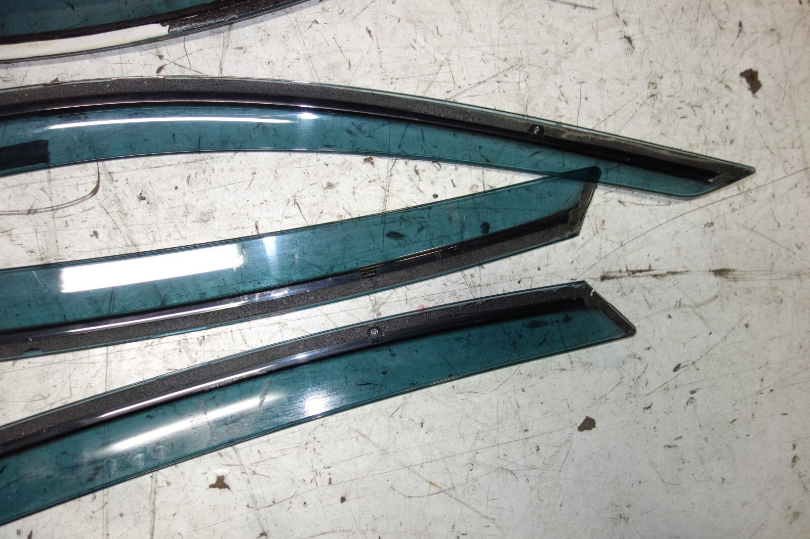 JDM Infiniti M35H M37 M56 Q70 Window Visors Rain Guards OEM 2011-2014