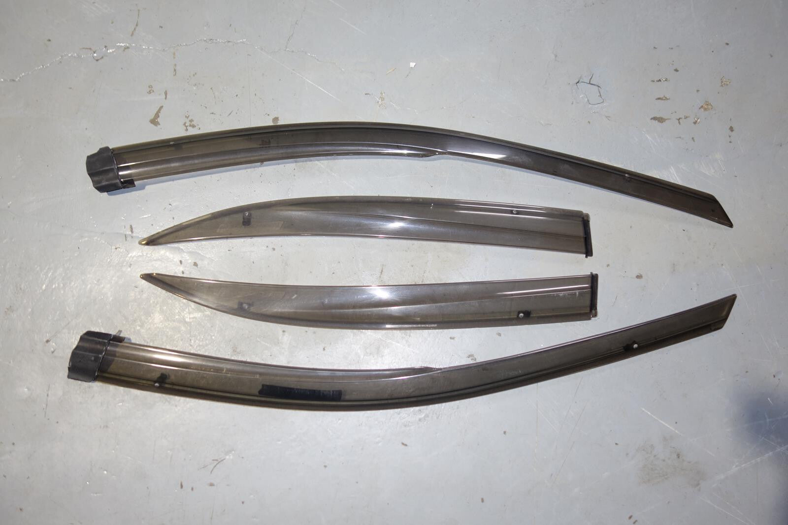 JDM Acura RL OEM Mugen Window Visors Rain Guards 2005-2008 Honda Legend KB1