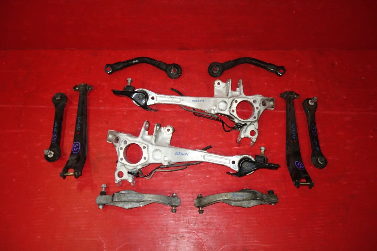 JDM Subaru Legacy Spec B Aluminum Rear Control Arms Trailing Arm 2005-2009