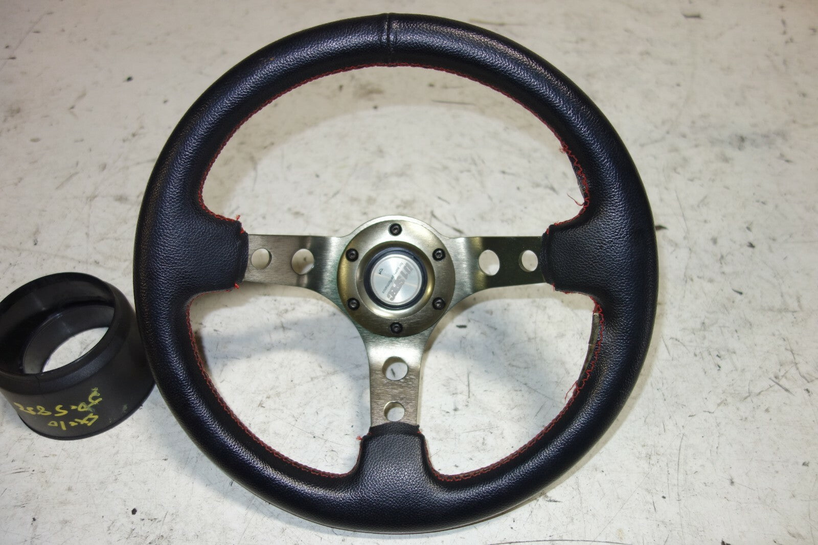 JDM Lexus IS300 3-Spoke Steering Wheel Red Stitched D1 Spec SXE10 2001-2005