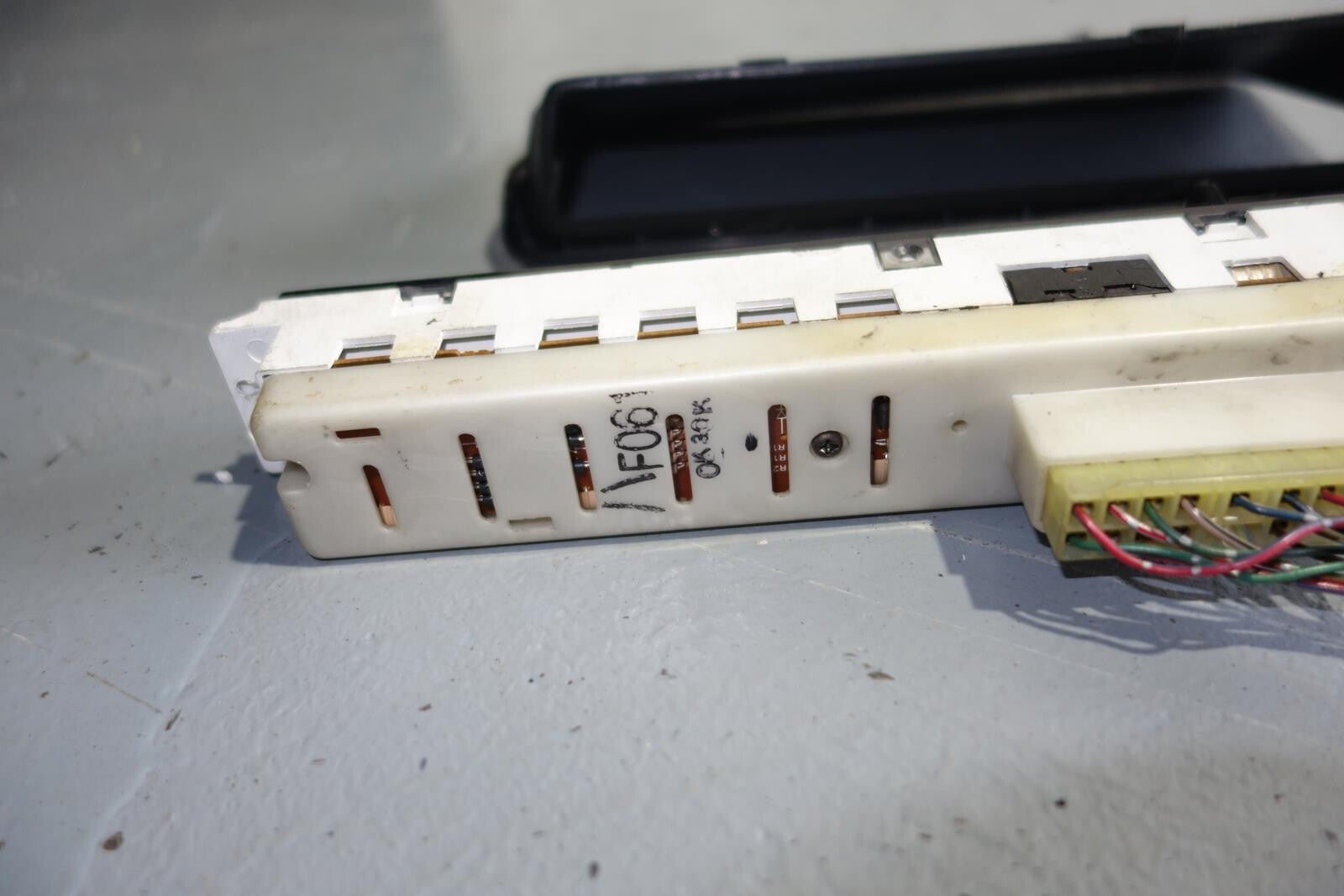 JDM 1986-1991 MAZDA RX-7 RX7 FC3S OEM DASH CLOCK WARNING LIGHT CLUSTER & COVER