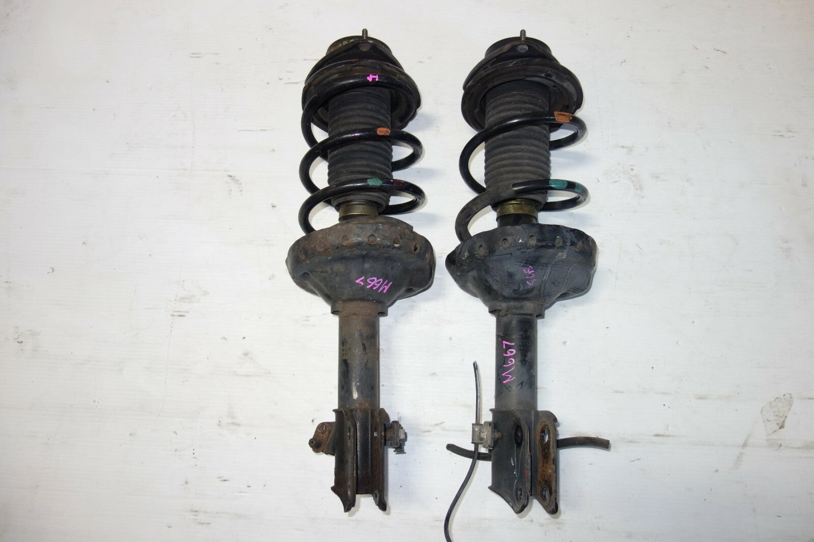 JDM 2003-2008 SUBARU FORESTER SG5 SG9 OEM KYB FRONT SHOCKS STRUTS COIL SPRINGS