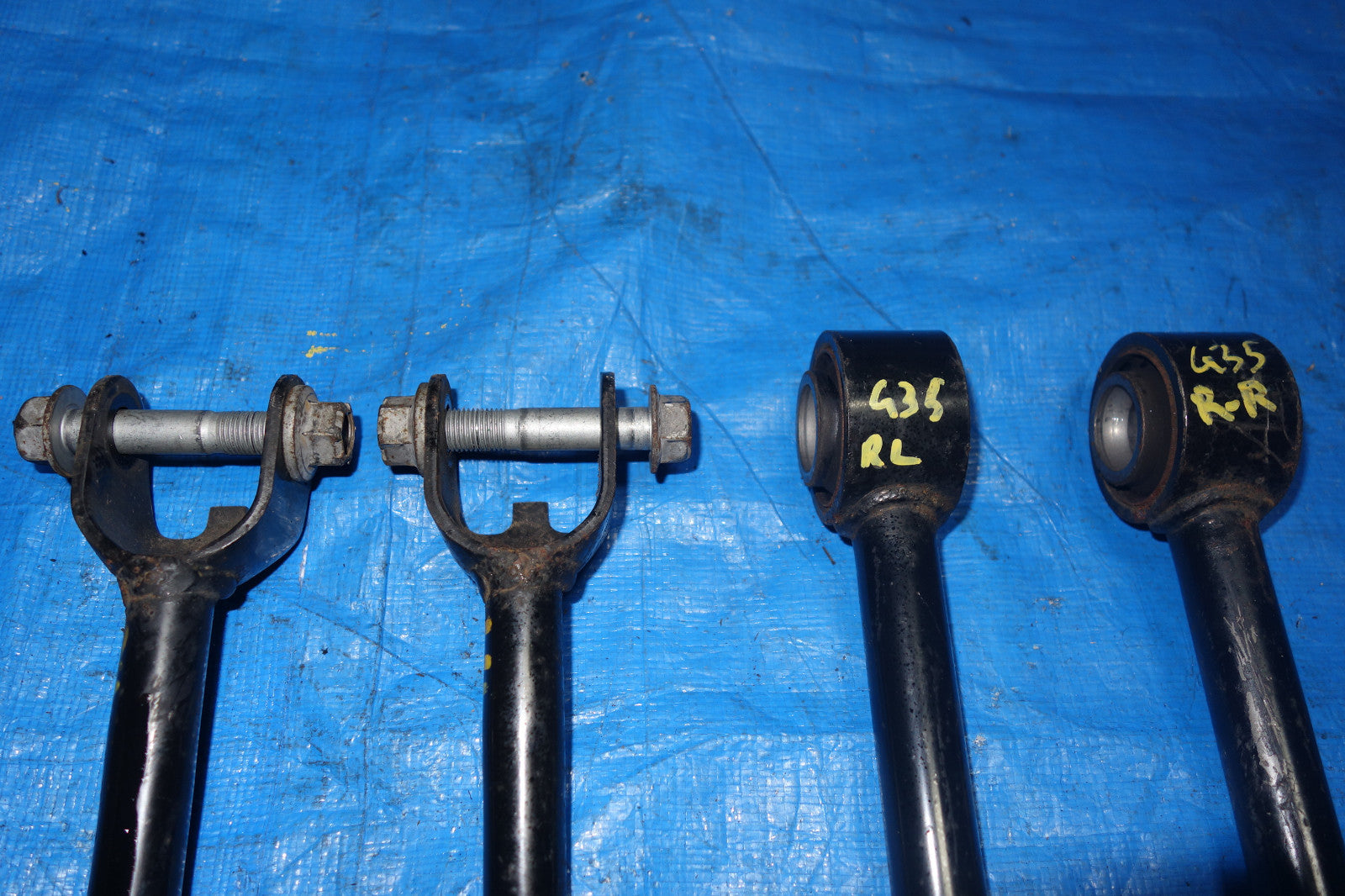 JDM Infiniti G35 OEM Rear Lower Control Arms Transverse Links Set 2003-2006