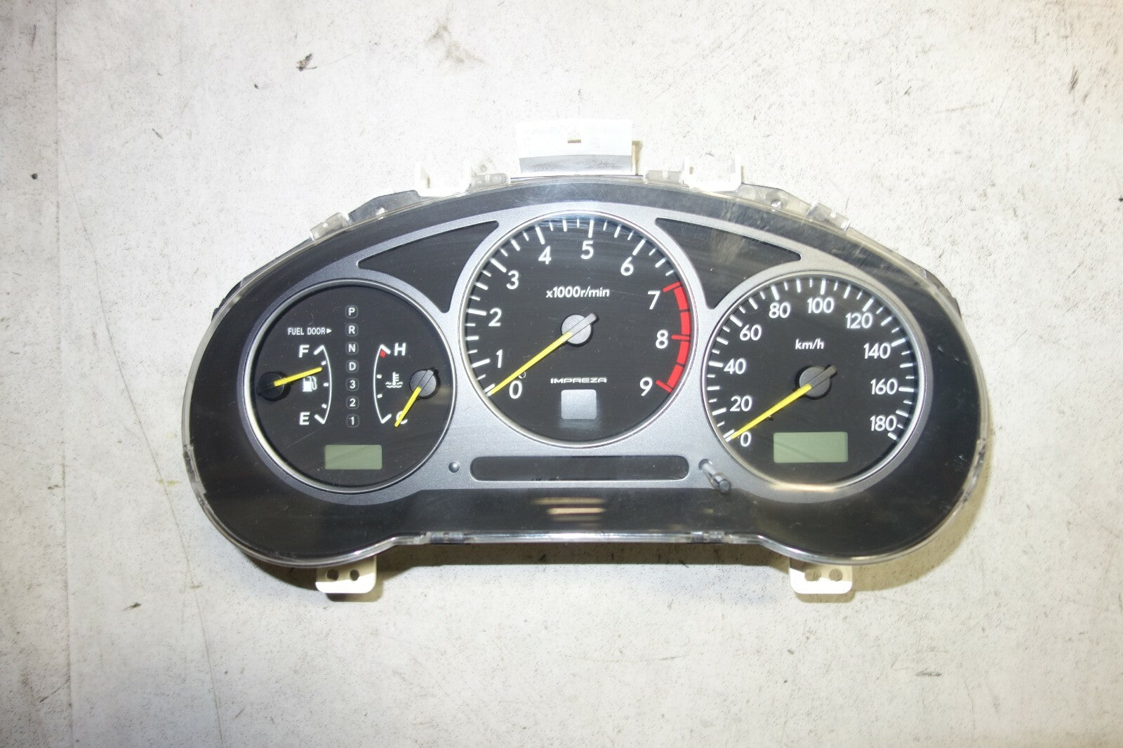JDM 2002-2003 SUBARU IMPREZA WRX V7  AUTOMATIC GAUGE CLUSTER  SPEEDOMETER