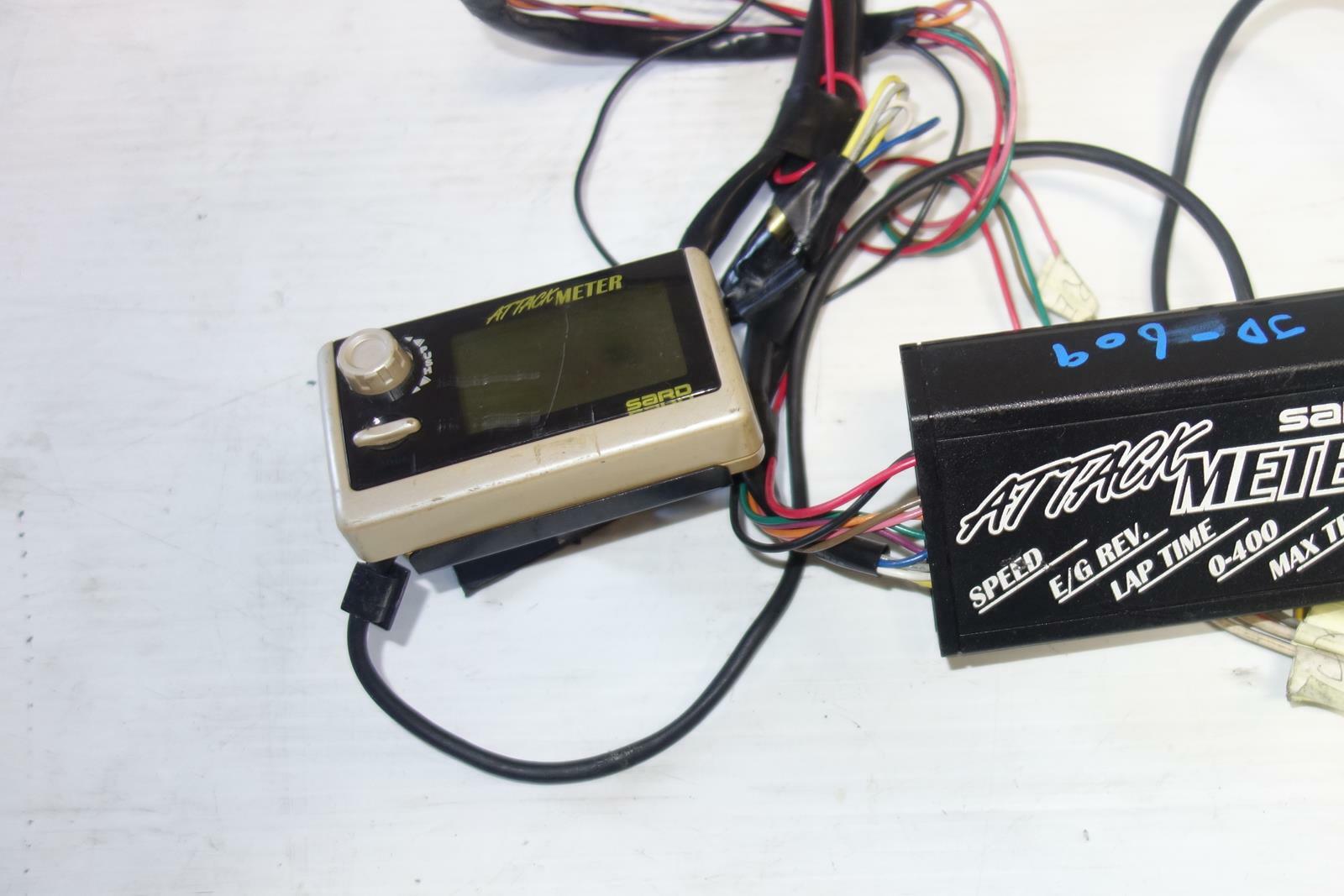 JDM SARD Attack Meter lap times track rally display meter rx7 wrx sti rsx civic