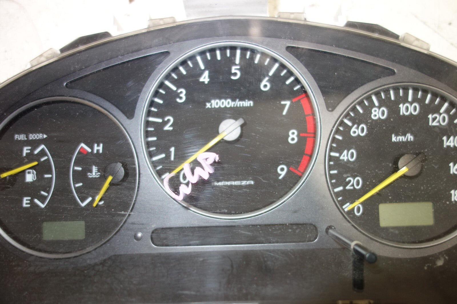 JDM 2002-2003 SUBARU IMPREZA WRX V7  MANUAL 5 SPEED GAUGE CLUSTER  SPEEDOMETER