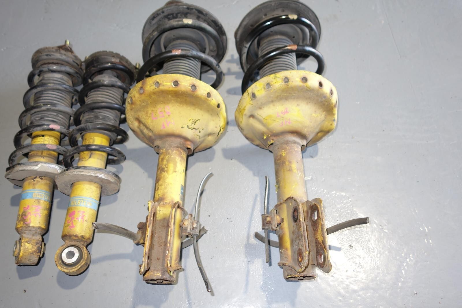 JDM SUBARU LEGACY BILSTEIN SPEC-B SHOCKS FRONT & REAR STRUTS COIL 05-2009 MF-857