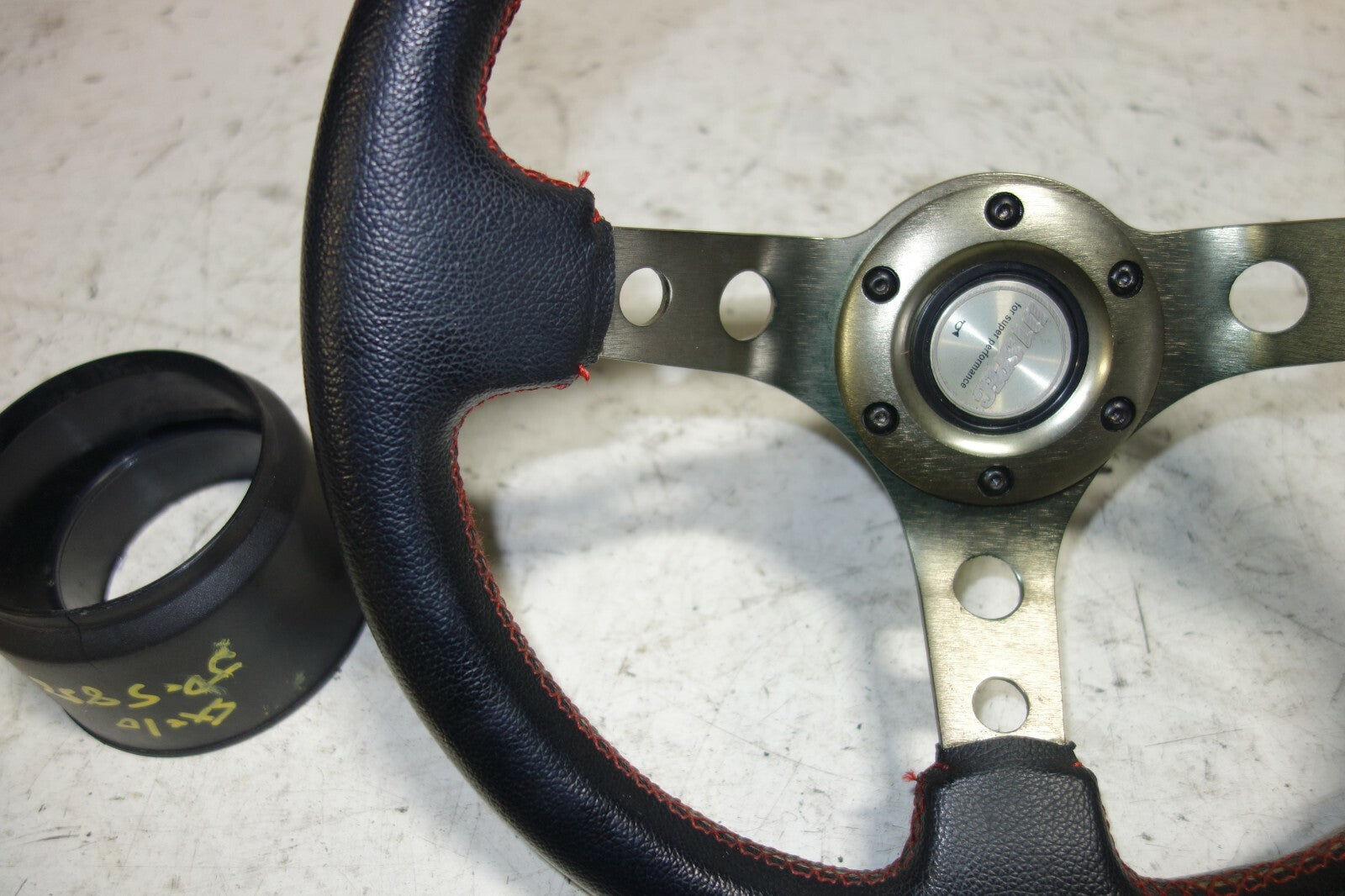 JDM Lexus IS300 3-Spoke Steering Wheel Red Stitched D1 Spec SXE10 2001-2005