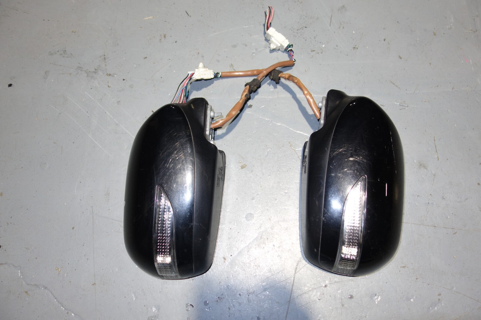 JDM Subaru Impreza WRX STi Power Auto Folding Mirrors Lights GRB  2008-2014