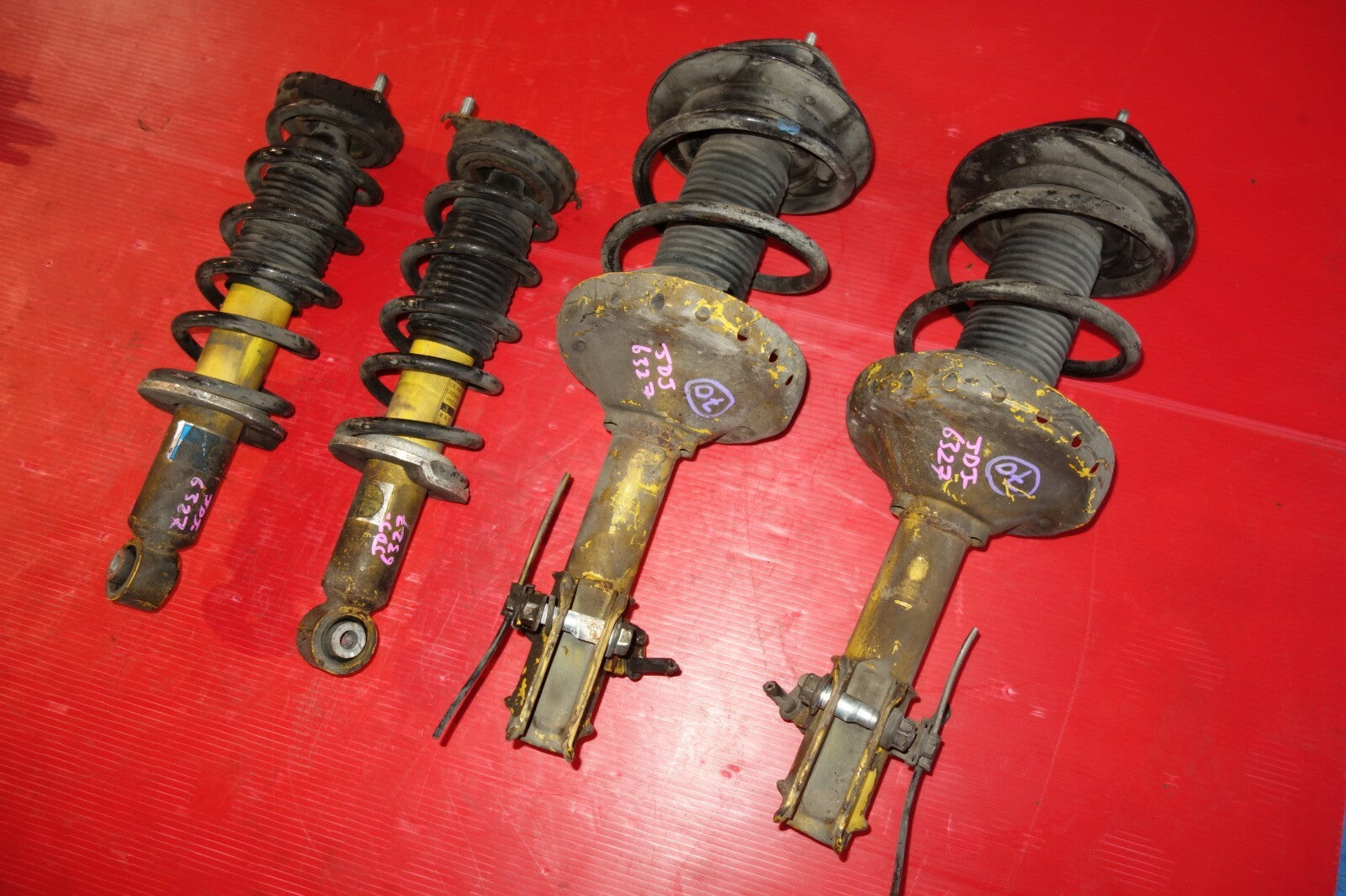 JDM Subaru Legacy Bilstein Shocks Spring Strut Front Rear 2005-2009 #6327