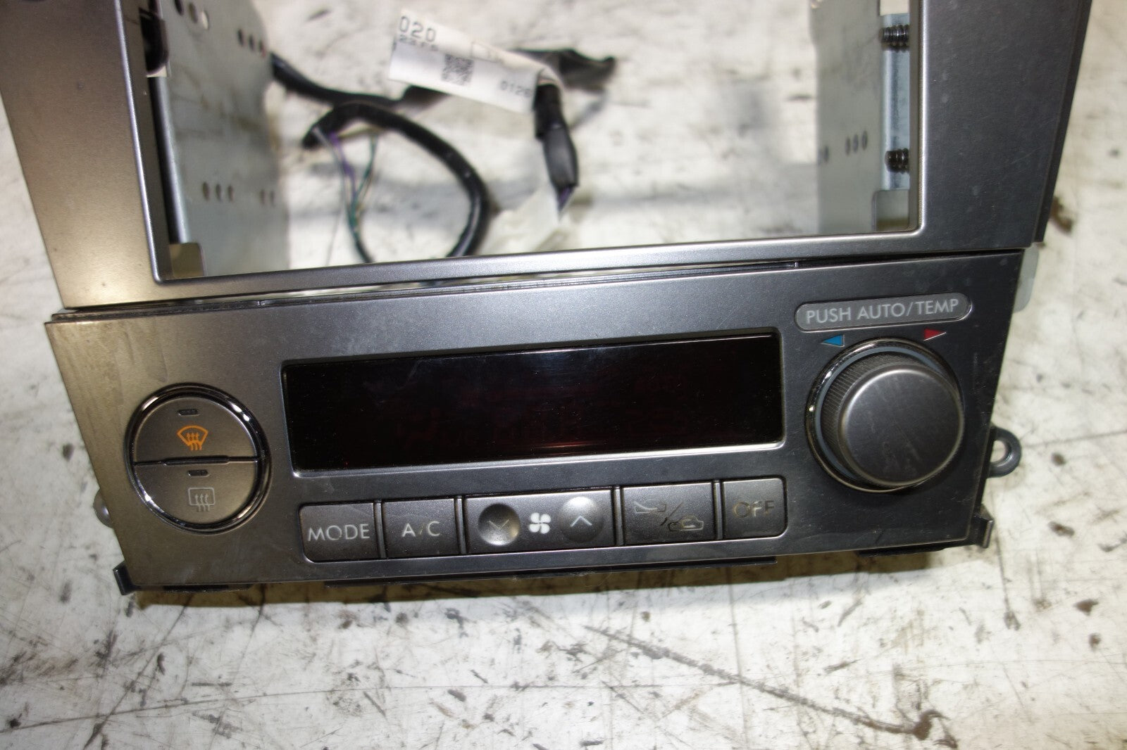 JDM Subaru Legacy Outback Climate Control Double Din Dual Bezel Trim 2005-2009
