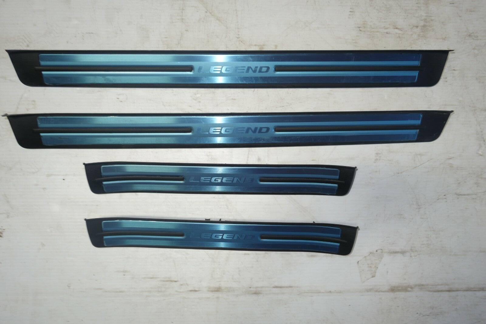 JDM 2005-2008 ACURA RL HONDA LEGEND OEM DOOR SILLS TRIM SCUFF PLATES SIDE STEPS