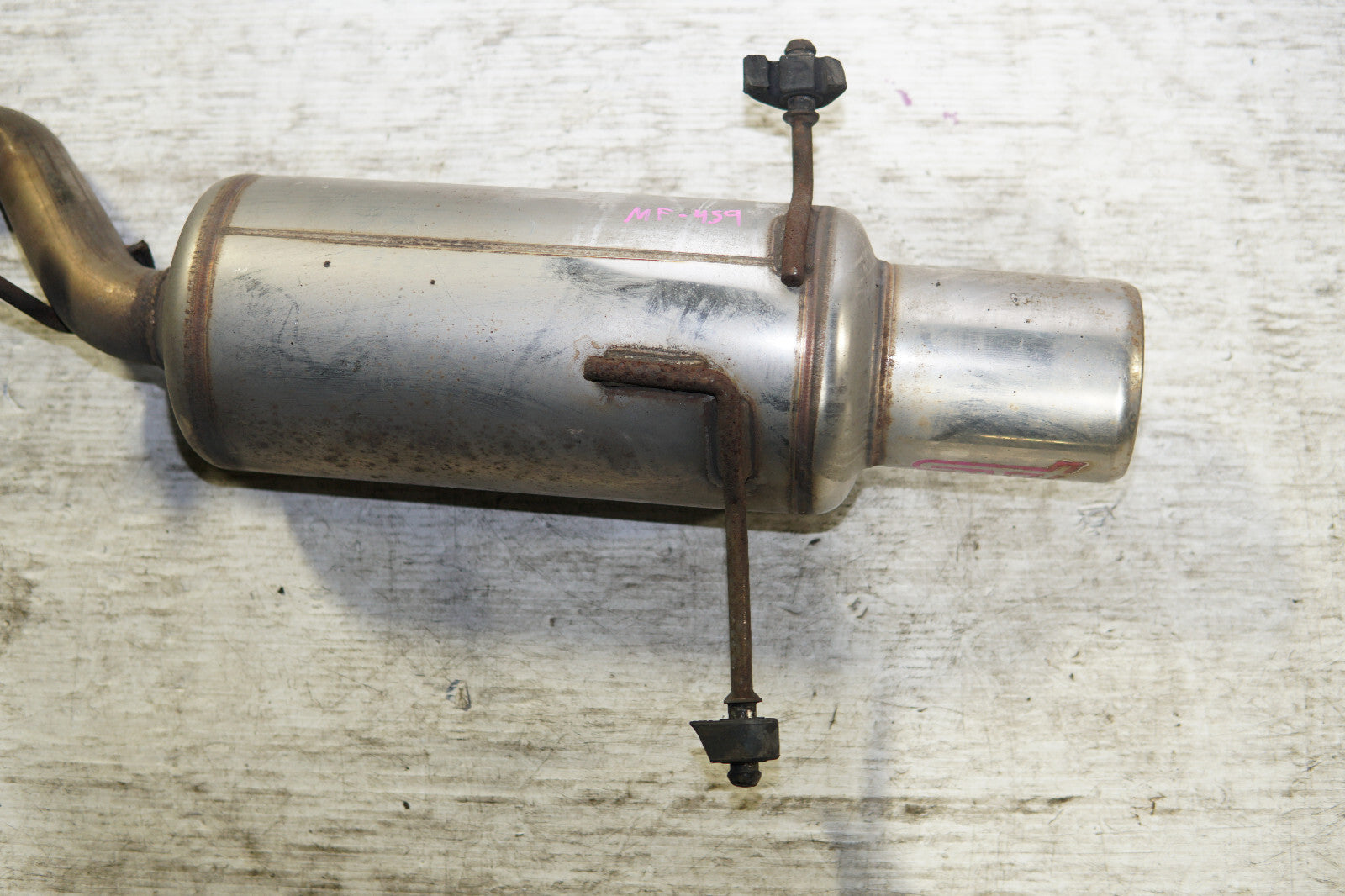 JDM Subaru Impreza WRX STi GENOME Exhaust Muffler Rare GDA GDB 2000-2007 GGA GGB