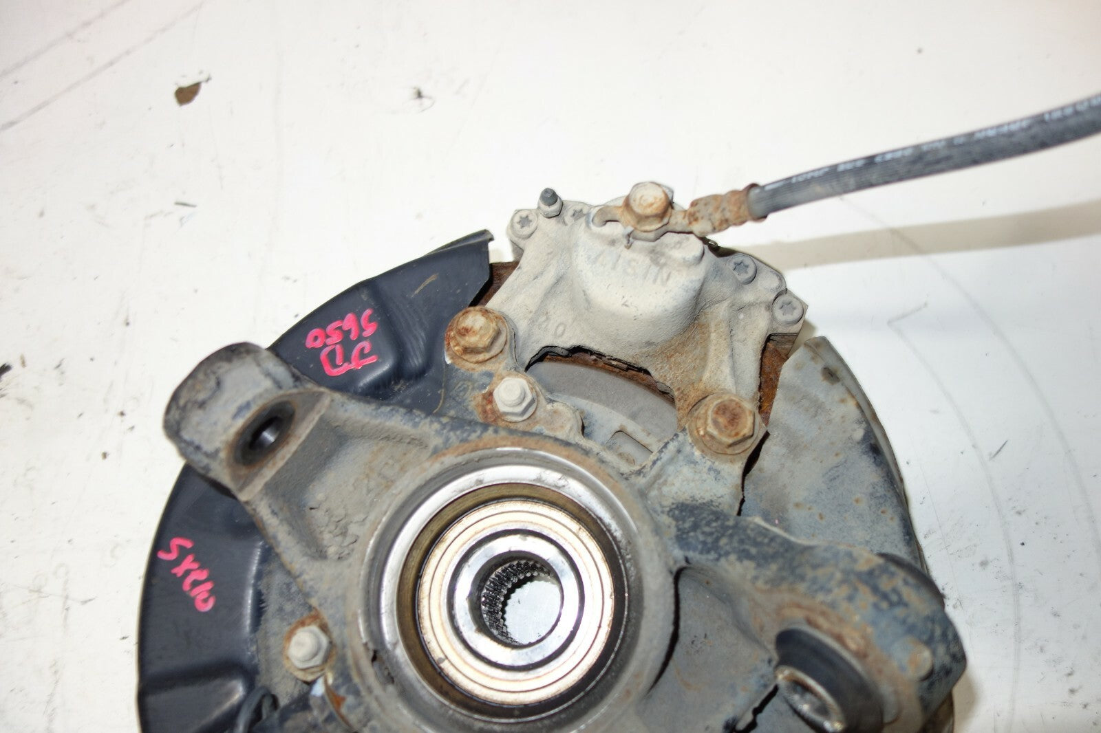 JDM Lexus IS300 OEM Rear Wheel Hub Spindle Bearing Caliper Left Driver 2001-2005