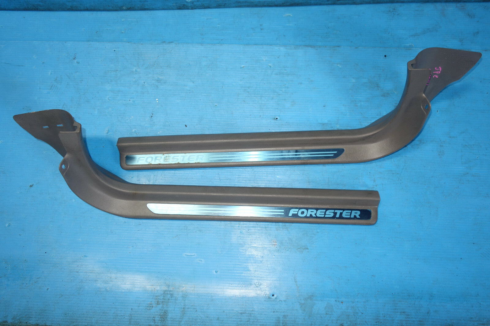 JDM Subaru Forester Door Sills Scuffs Kick Plates Steps 2003-2008 SG SG5 SG9