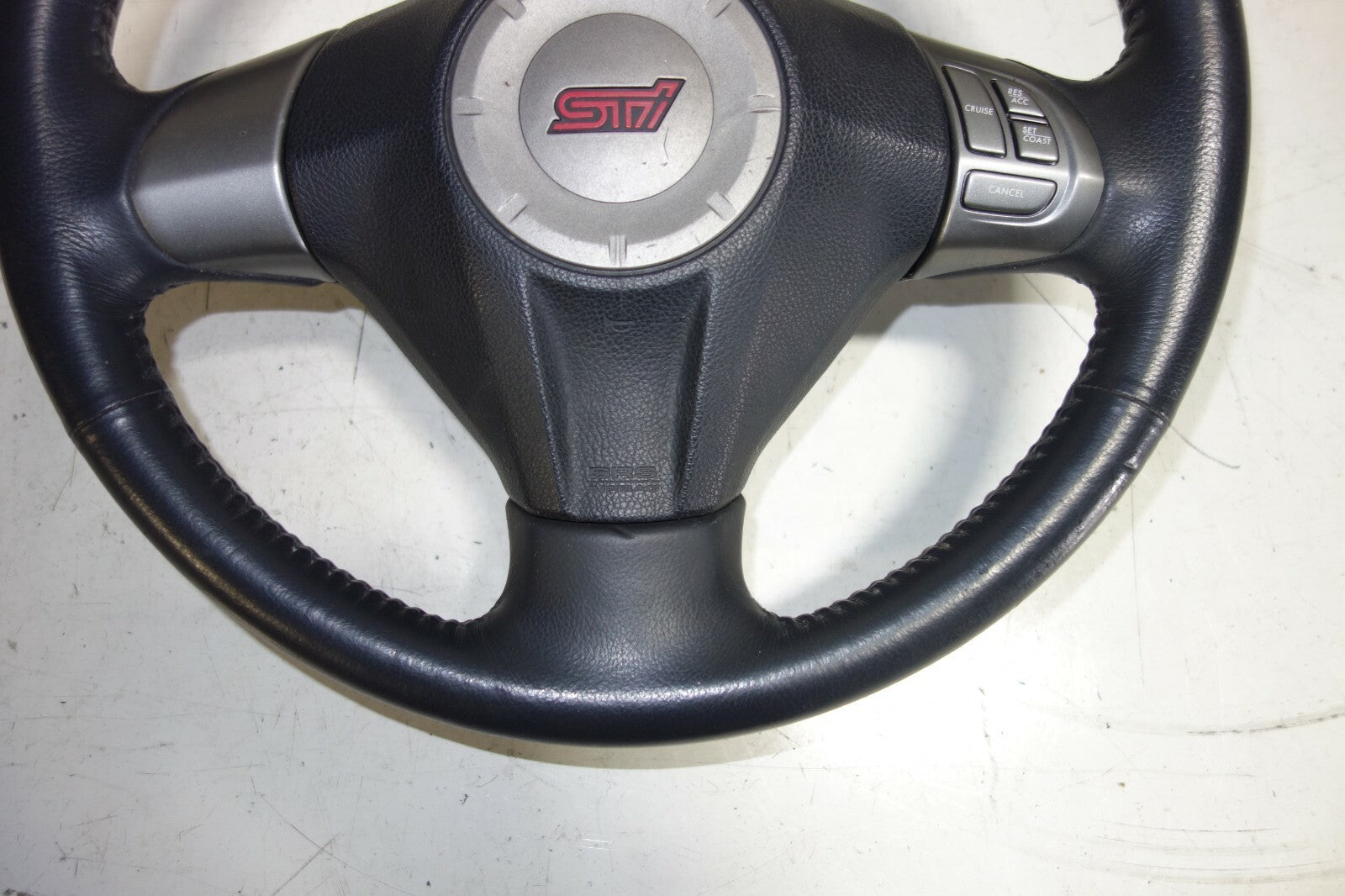 JDM Subaru Impreza WRX STI Steering Wheel / Hub 2008-2014 GRB OEM Japan
