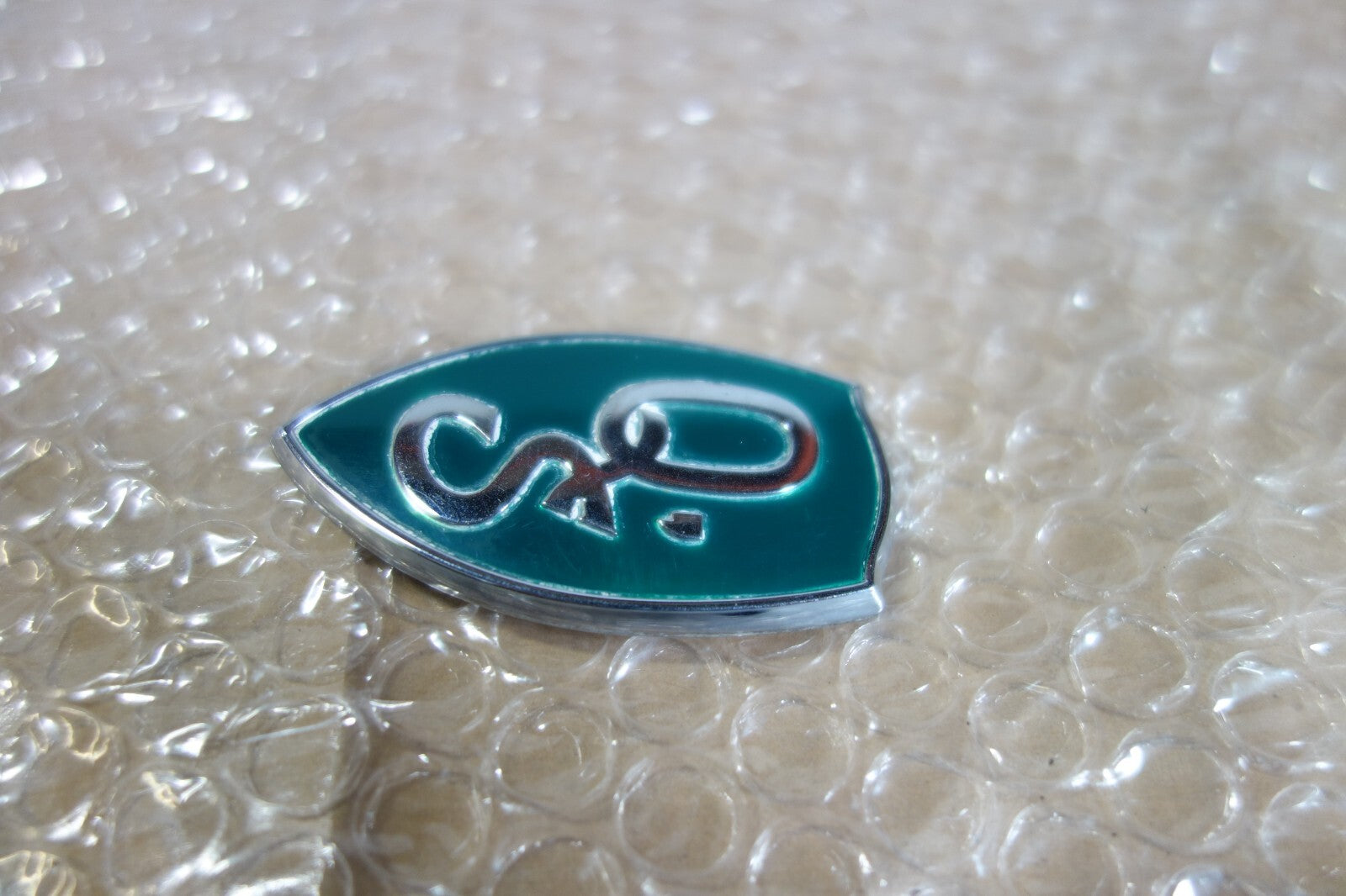 JDM Nissan 240SX Silvia S14 Green Q'S Emblem Badge 7889667F60 Genuine 1995-1998