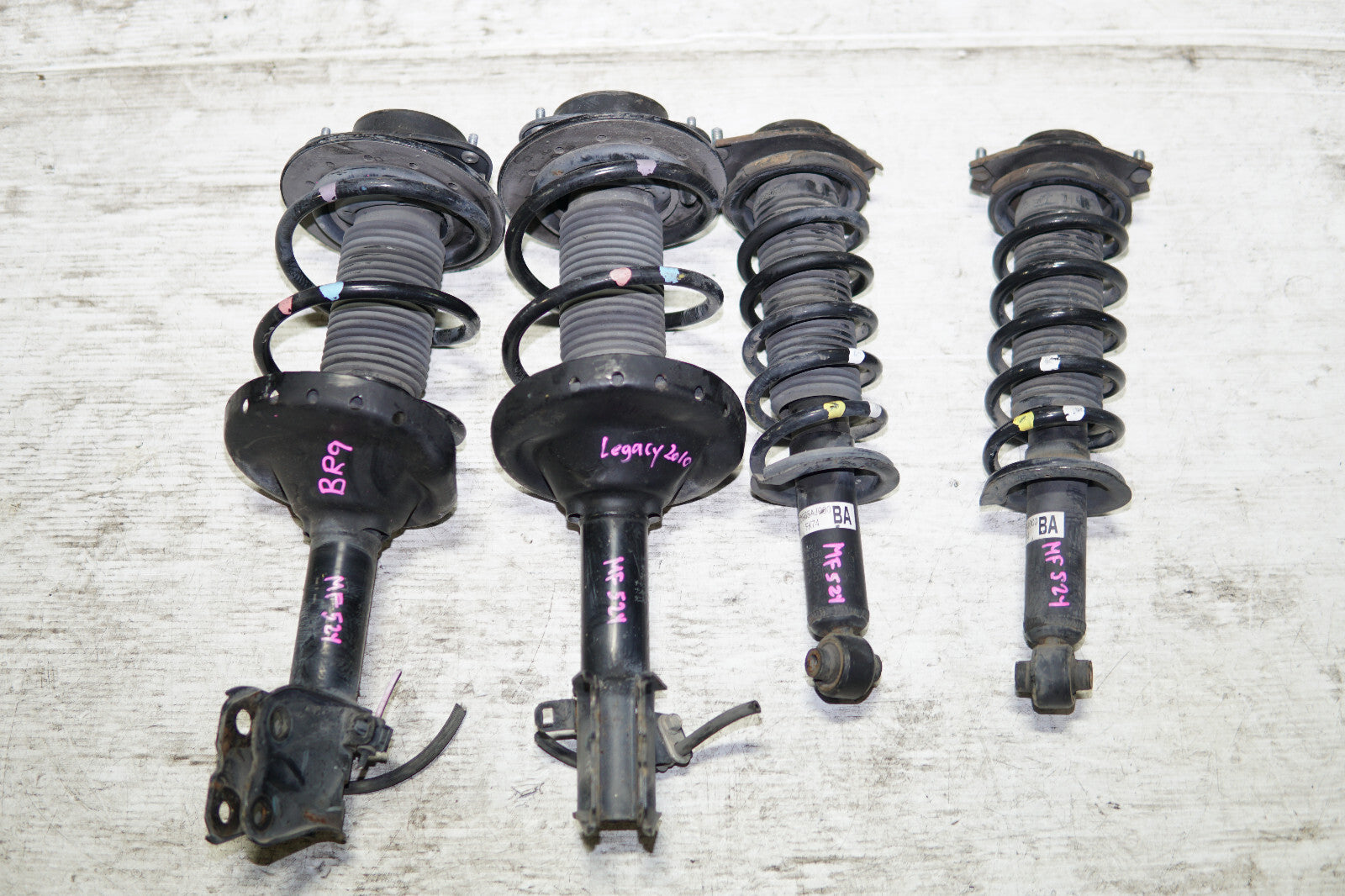 JDM Subaru Legacy Shocks Struts Coil Springs Suspension 2010-2014 BR BM