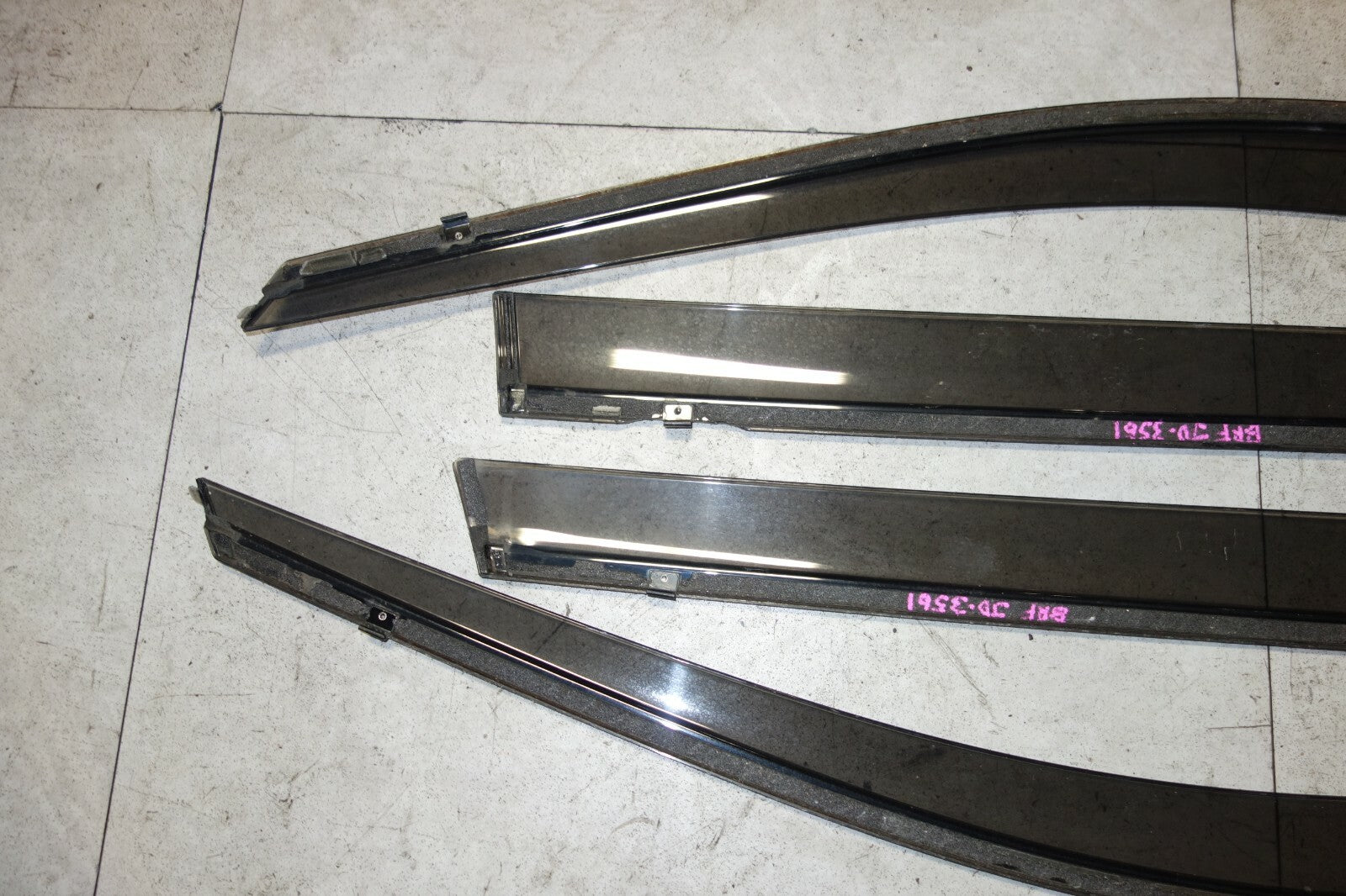 JDM Subaru Outback Wagon OEM Window Visors Front Rear 2010-2014 BR9 BRF