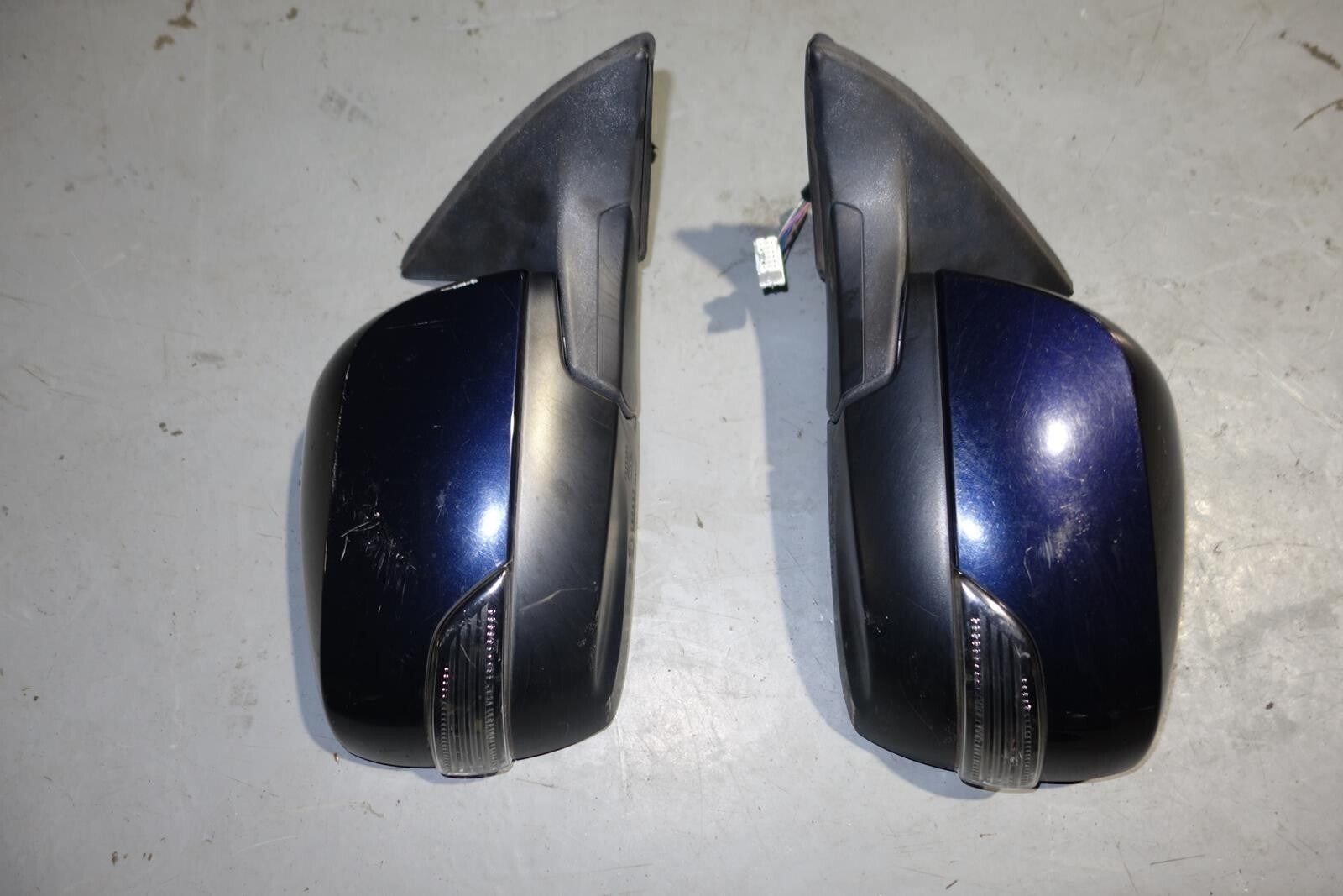 JDM Subaru Legacy Power Folding Door Mirrors Lights With Switch BRM 2010-2014