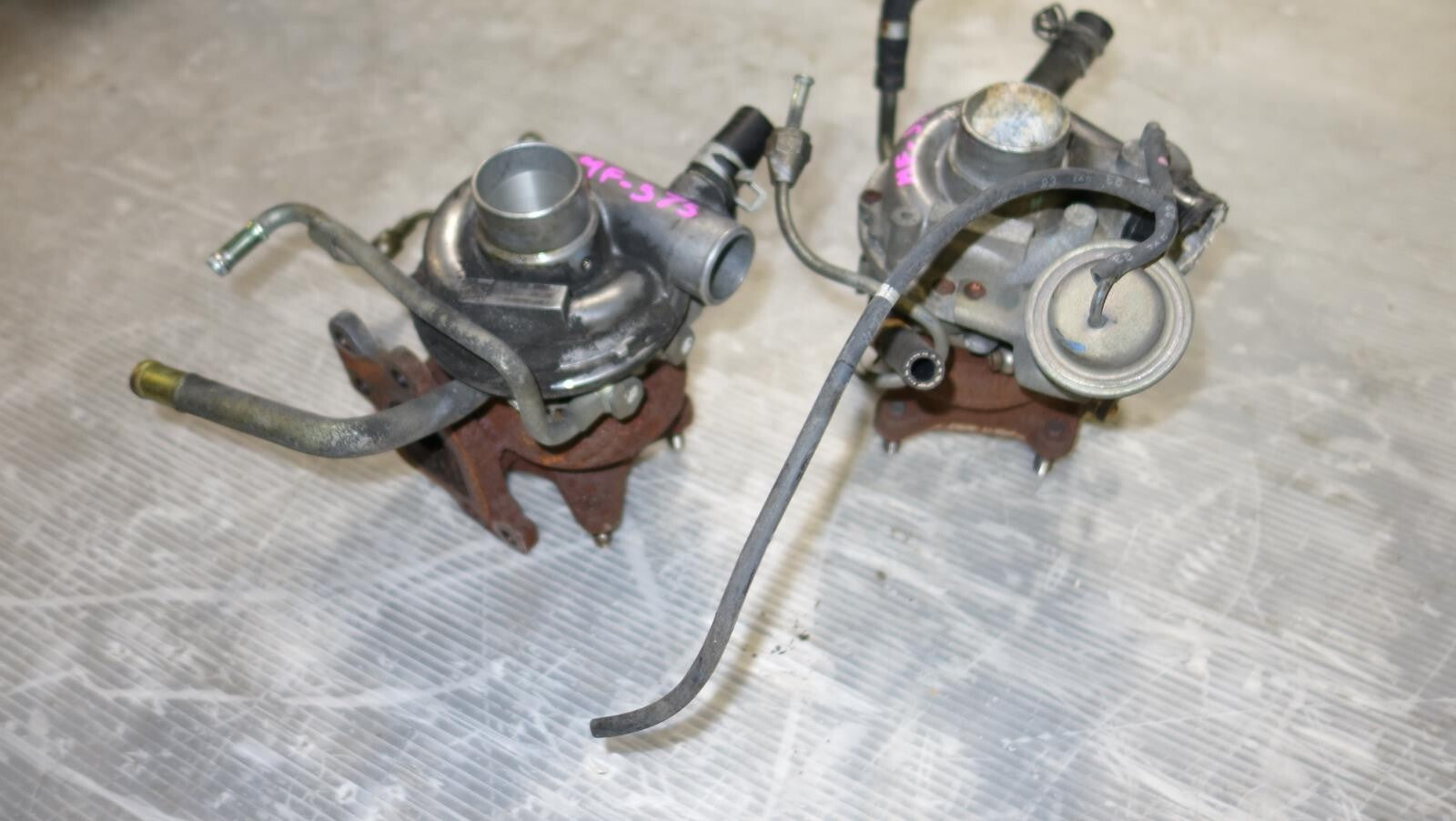 JDM Subaru Legacy VF31 VF32 OEM Turbo Chargers Twin Turbo EJ206 EJ208 2000-2004