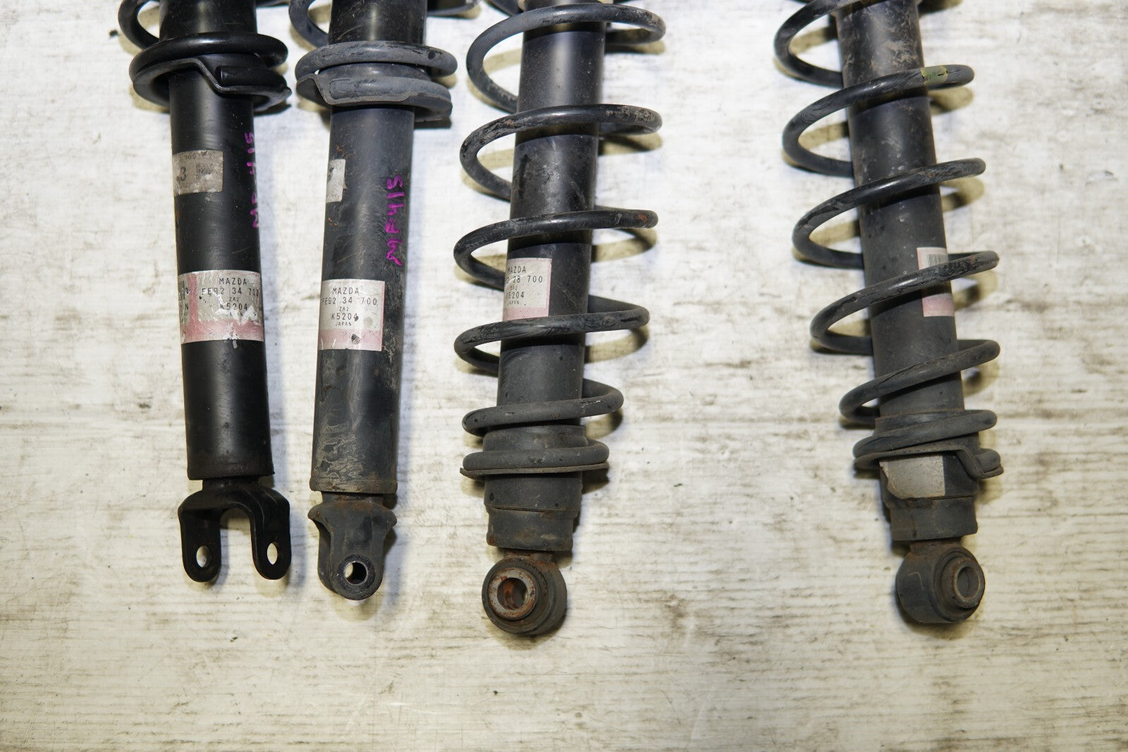 JDM 2004-2008 GENUINE MAZDA RX8 RX-8 OEM SHOCKS STRUTS FRONT & BACK SHOCKS STRUT