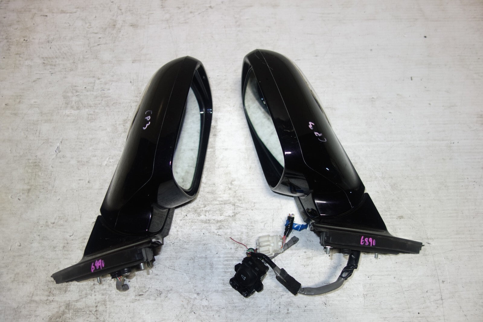 JDM Honda Accord Power Folding Door Mirror & Switch Signal Light 2008-2012 #6890