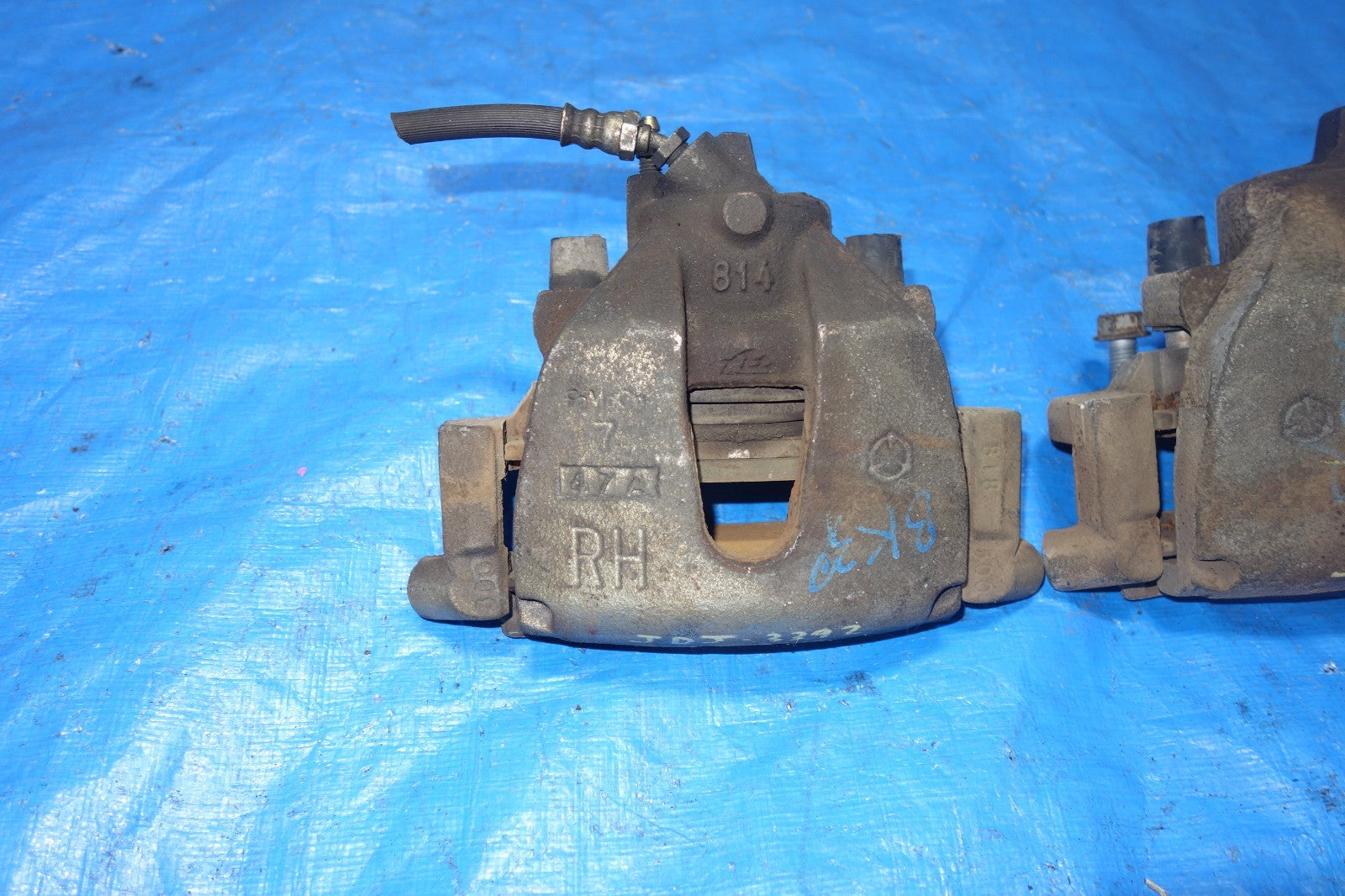 JDM Mazda 3 OEM 1 Piston Front Brake Calipers LH RH Pair Original 2004-2006