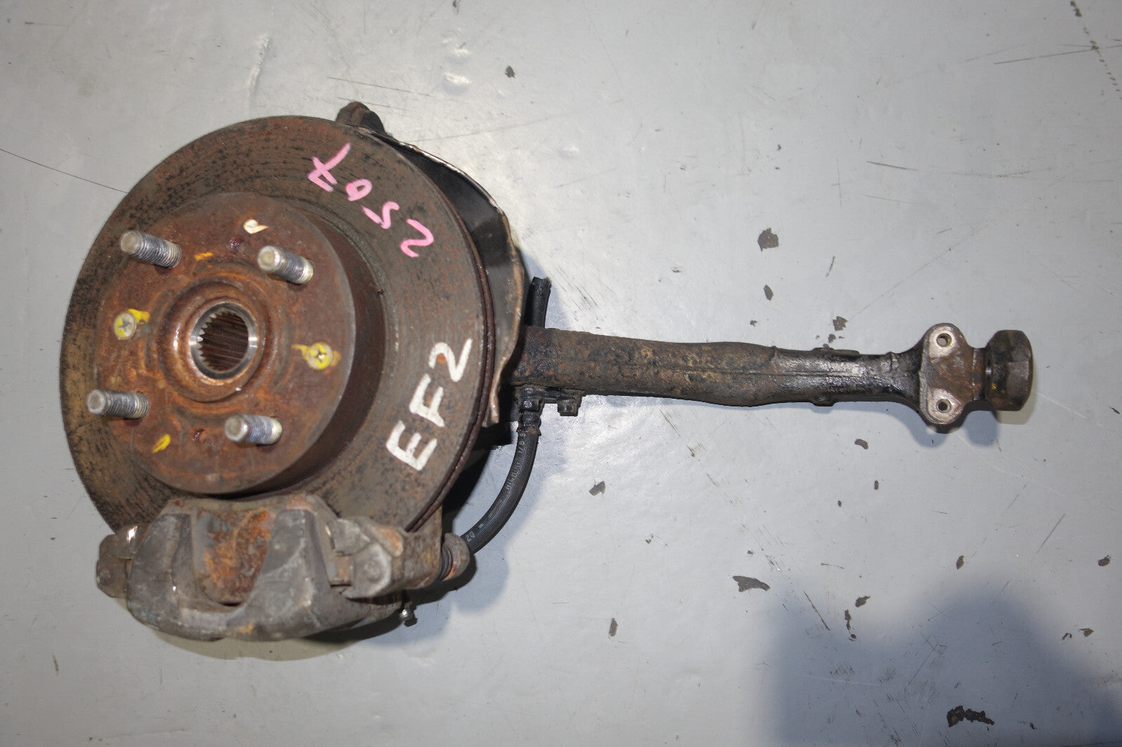 JDM 88-91 GENUINE HONDA CIVIC CRX OEM FRONT HUB KNUCKLE SPINDLE RIGHT SUSPENSION