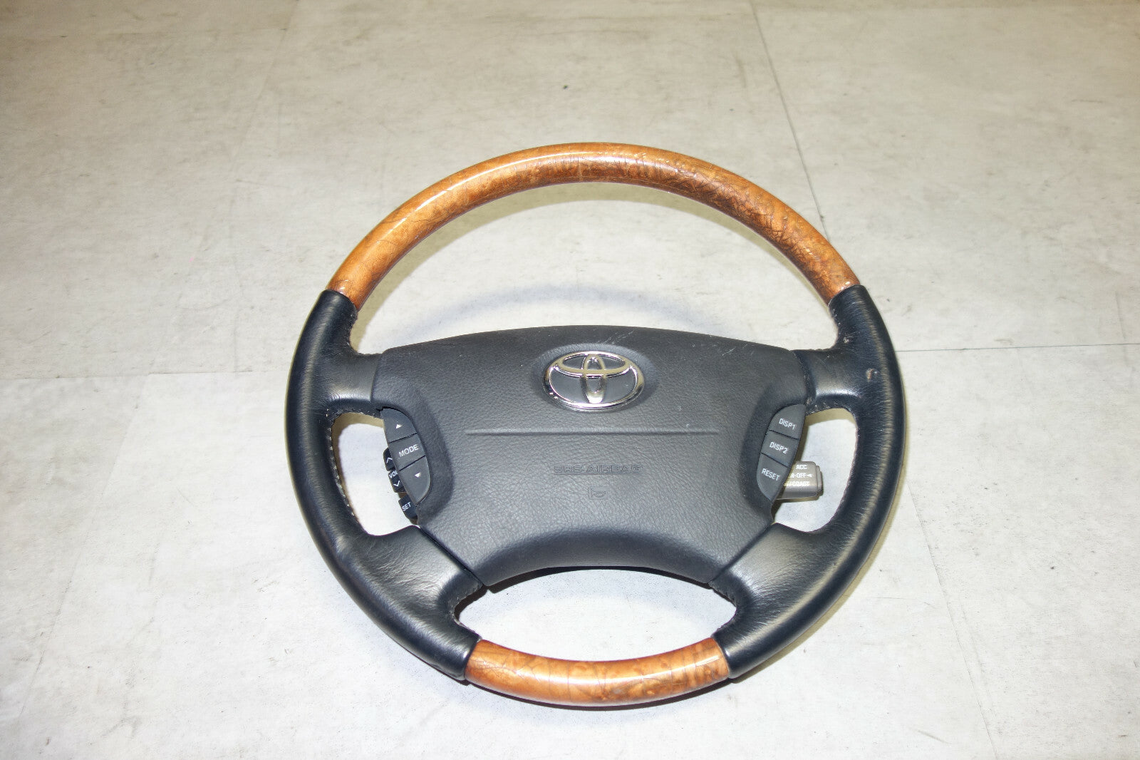 JDM Toyota Celsior / Lexus LS430 Steering Wheel Wood Leather 2001-2006