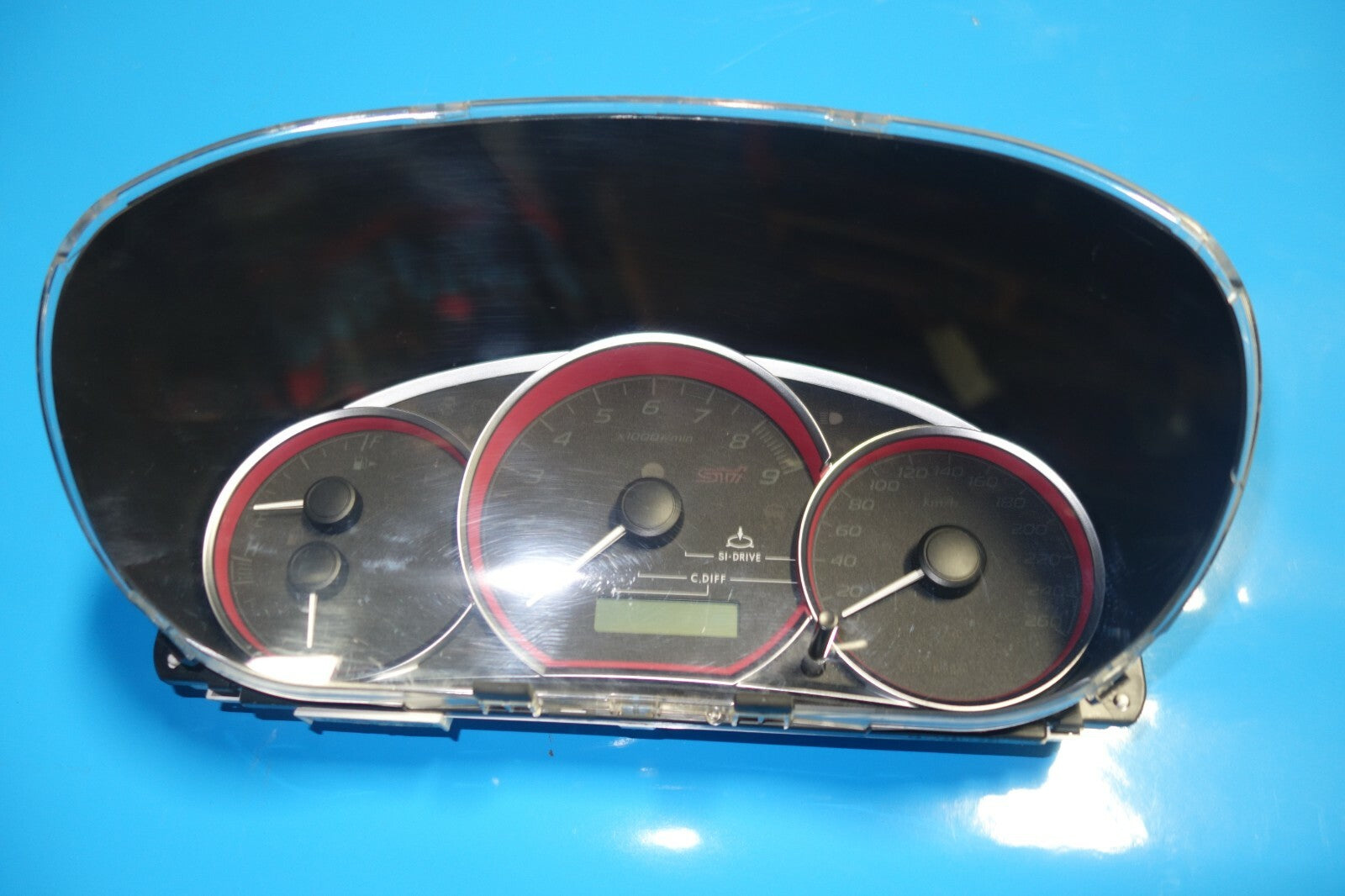 JDM Subaru WRX STi V10 Gauge Cluster Speedometer 260KM/H 2008-2014 GRB 9000RPM