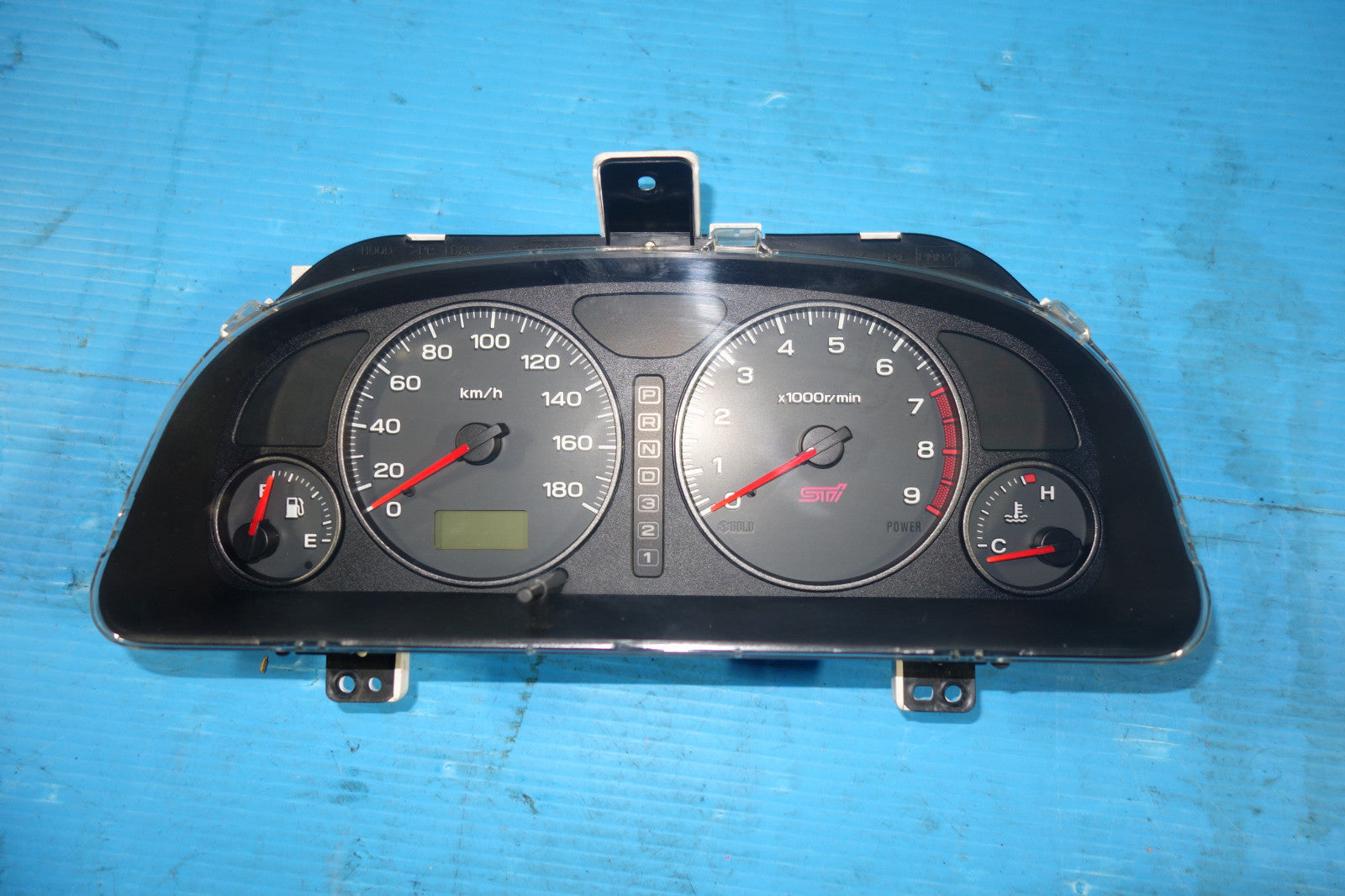 JDM Subaru Forester SF5 STi Automatic Gauge Cluster Speedometer 1998-2002 #5287