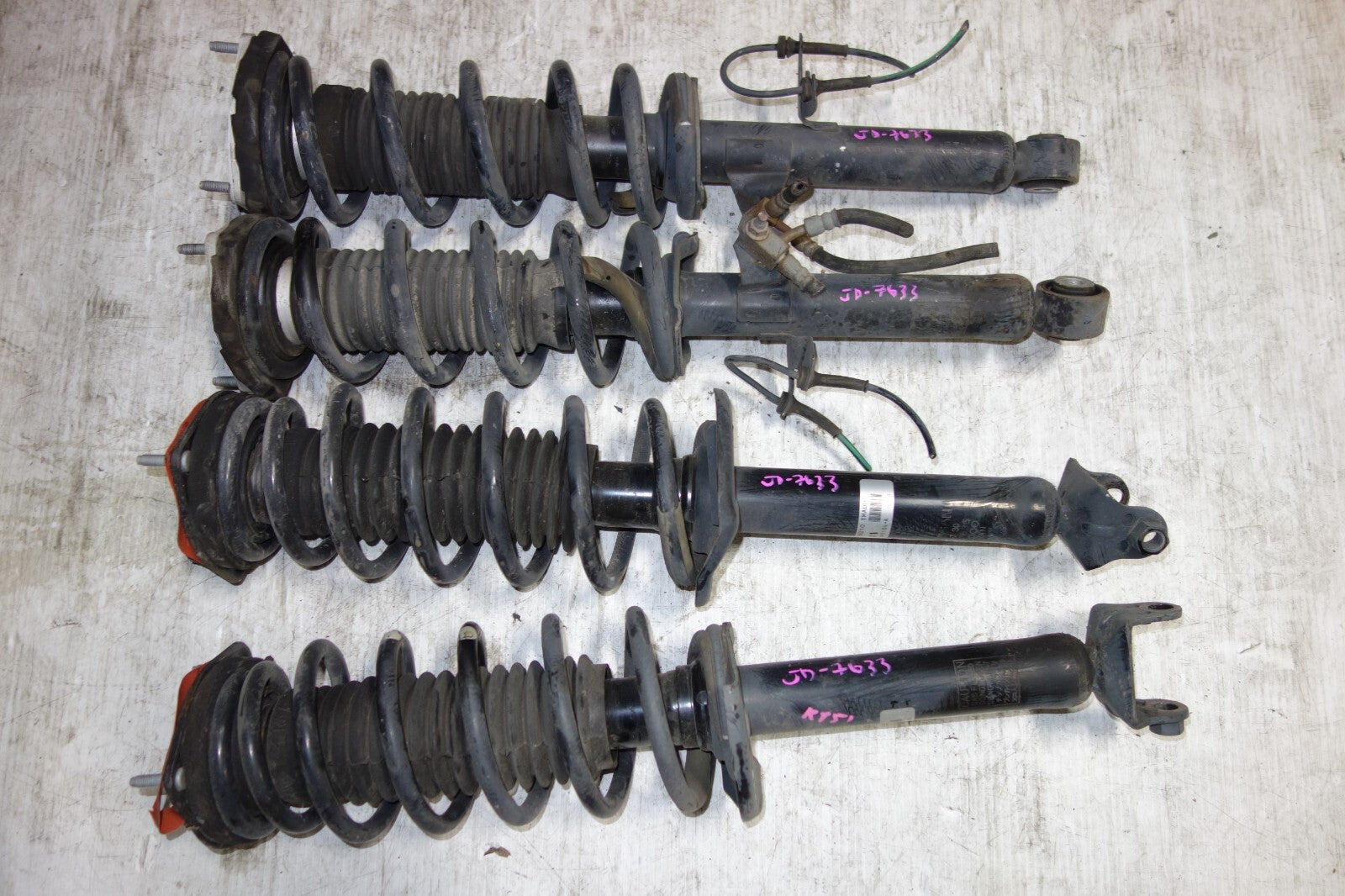 JDM GENUINE NISSAN FUGA KY51 OEM SHOCKS STRUTS FRONT & BACK SHOCKS STRUTS