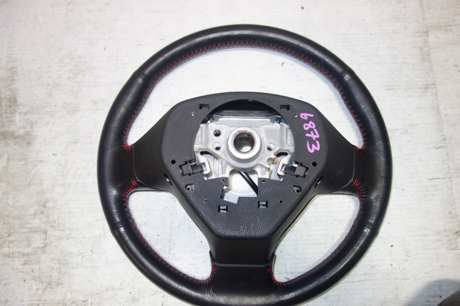 JDM Subaru Forester Steering Wheel Red Stitching 2009 2010 2011 2012 2013 SH9