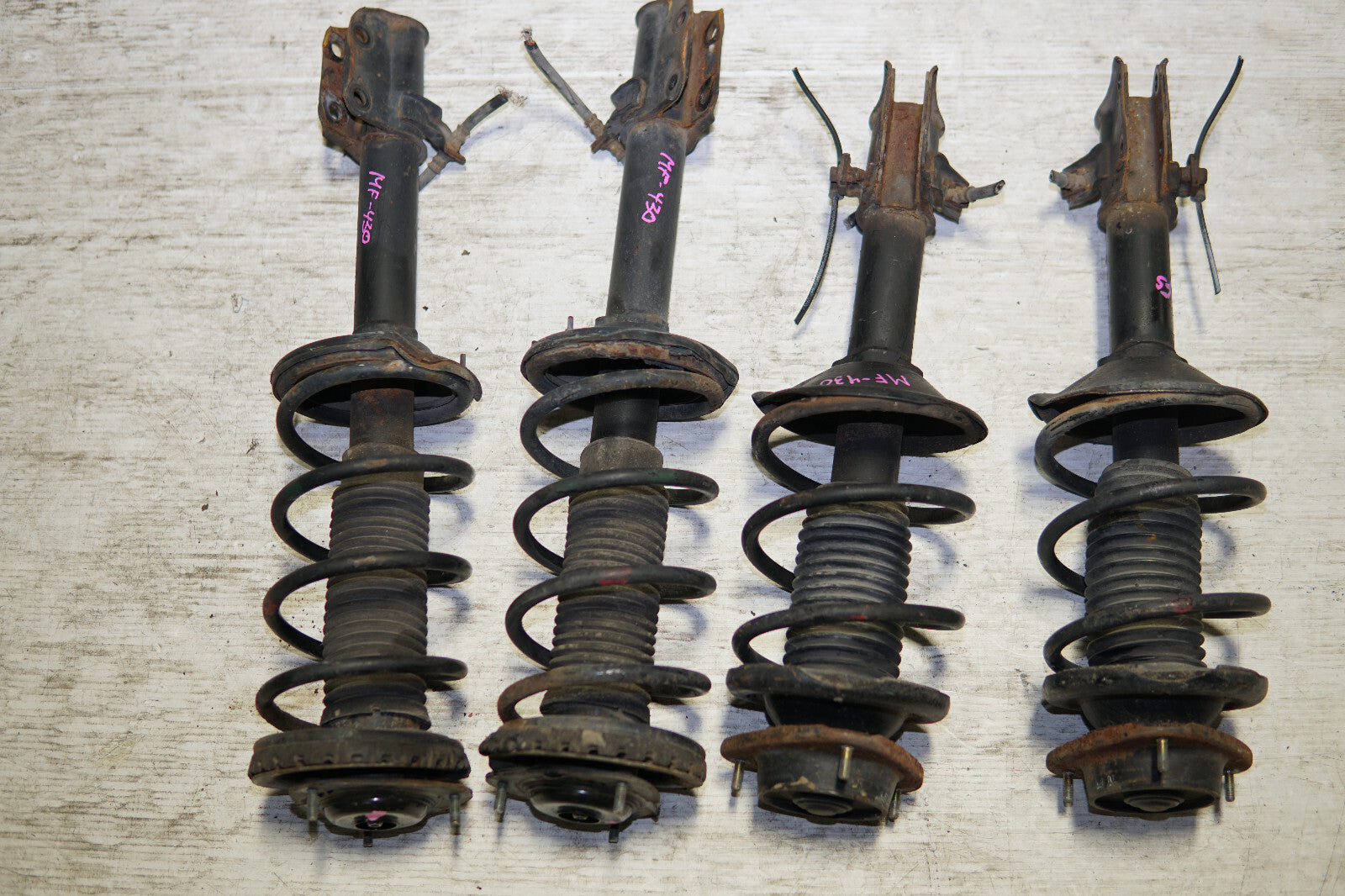 JDM Subaru Forester STi SF5 OEM Shocks Coil Springs Struts 1998-2002