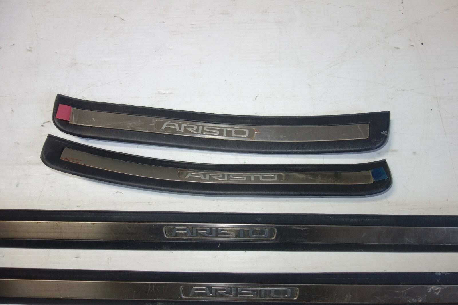 JDM 1998-2005 ARISTO LEXUS GS300 OEM DOOR SILLS TRIM SCUFF PLATES SIDE STEPS