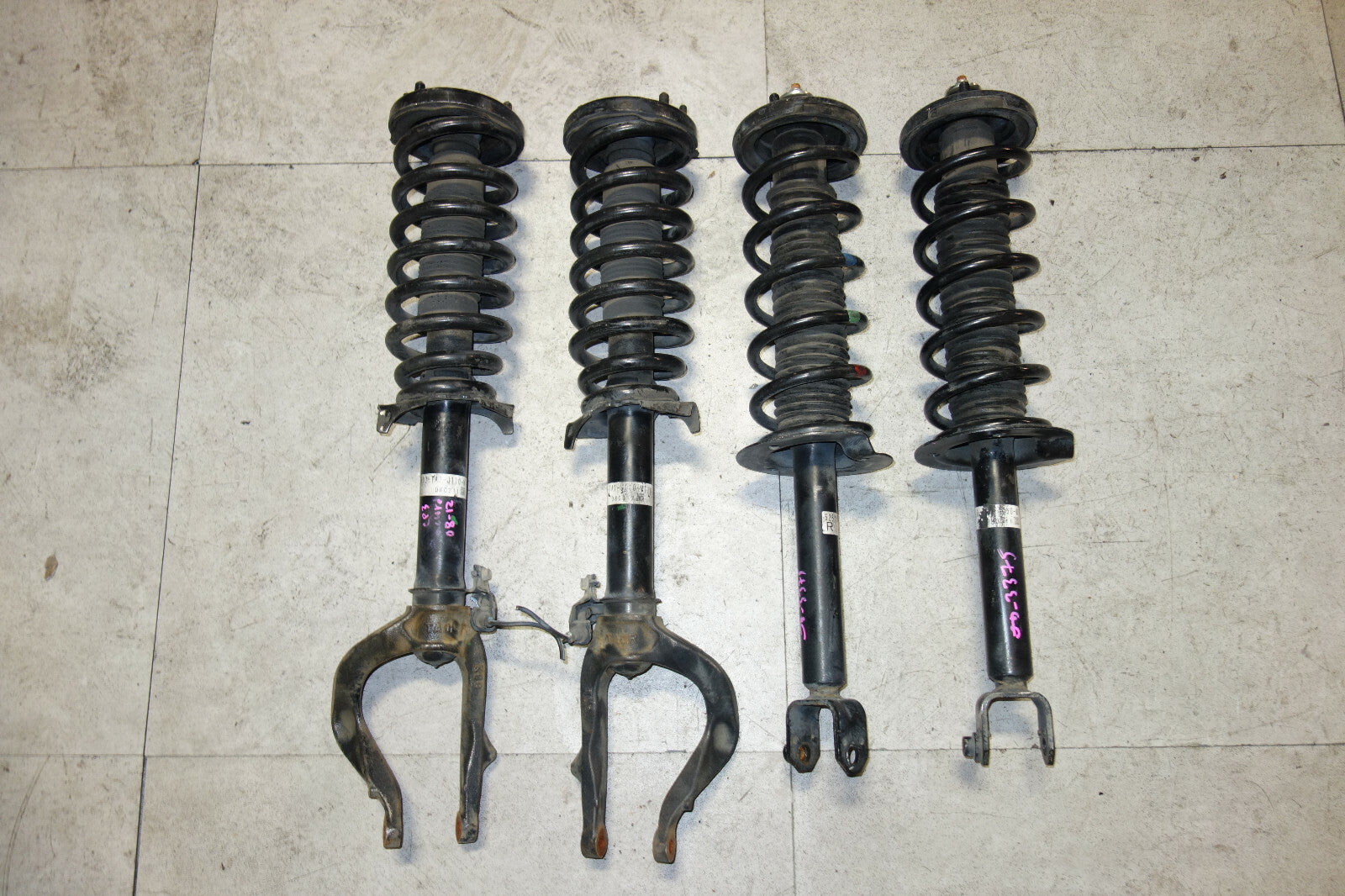 JDM Honda Accord OEM Shocks Coil Springs Struts Suspension 2008-2012 V6 CP3
