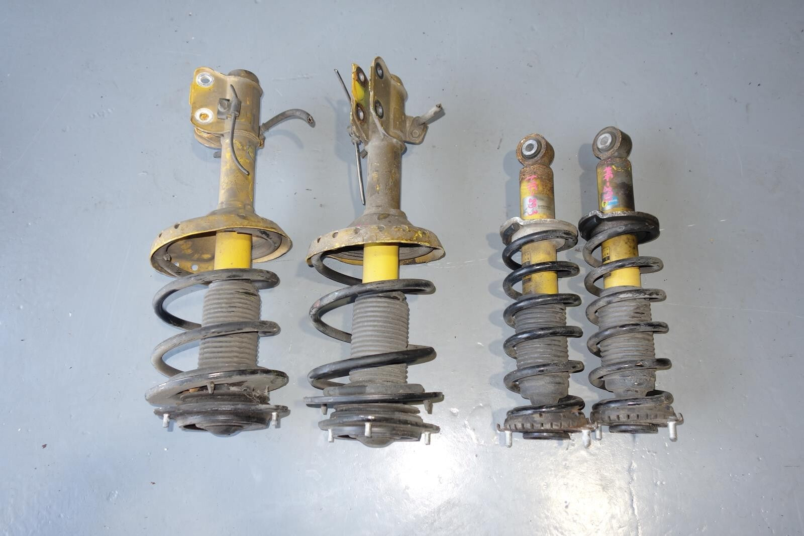JDM Subaru Legacy Bilstein Yellow Shocks Struts Springs 2005-2009 # MF -850