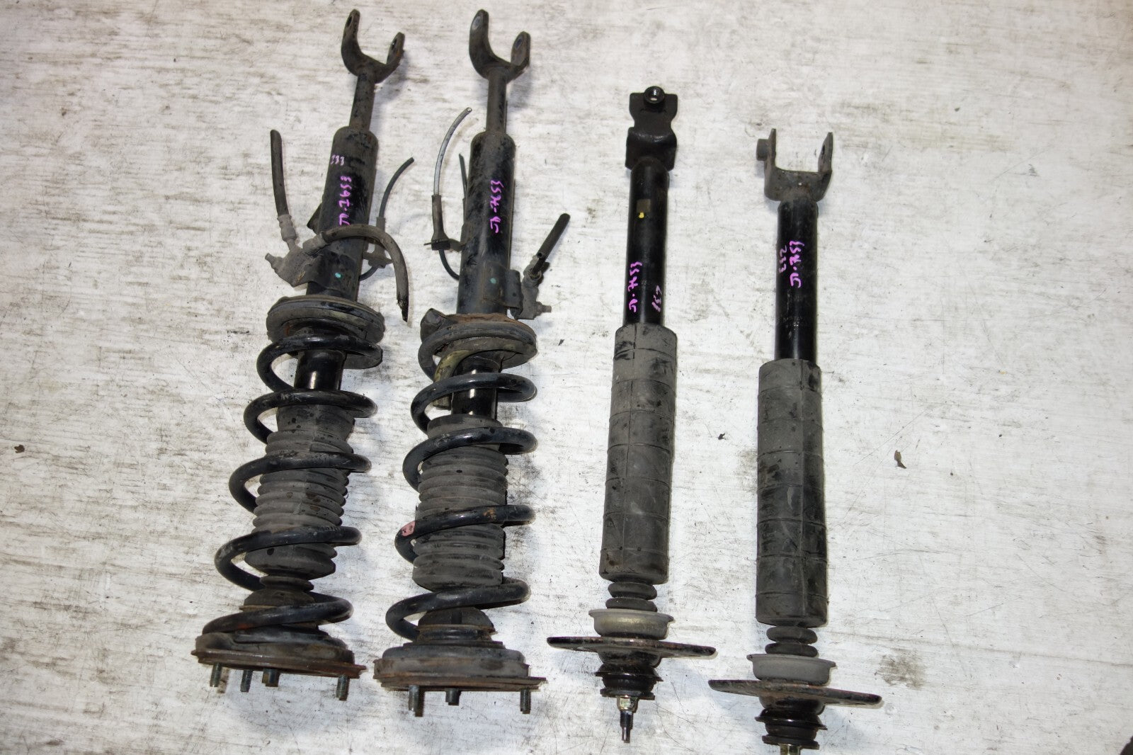 JDM Nissan 350z / G35 Coupe OEM Front & Rear SUSPENSION SHOCK ABSORBERS 2003-09