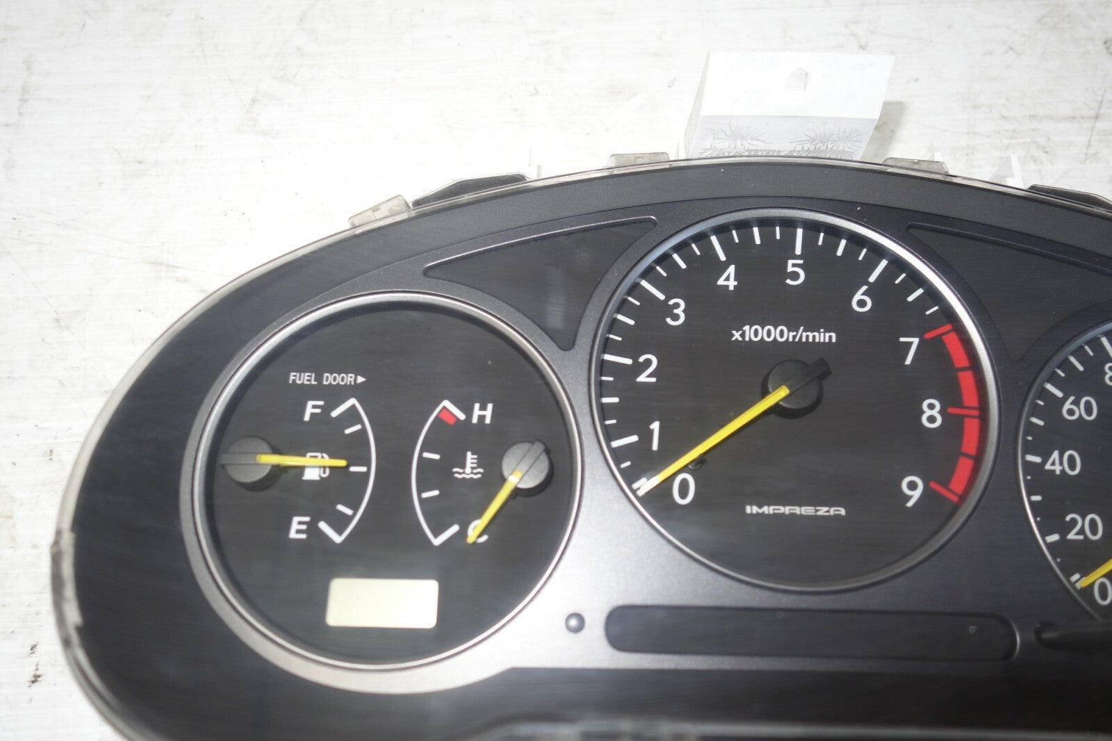 JDM 02-03 SUBARU IMPREZA WRX VERSION 7 MANUAL GAUGE CLUSTER  SPEEDOMETER M-349