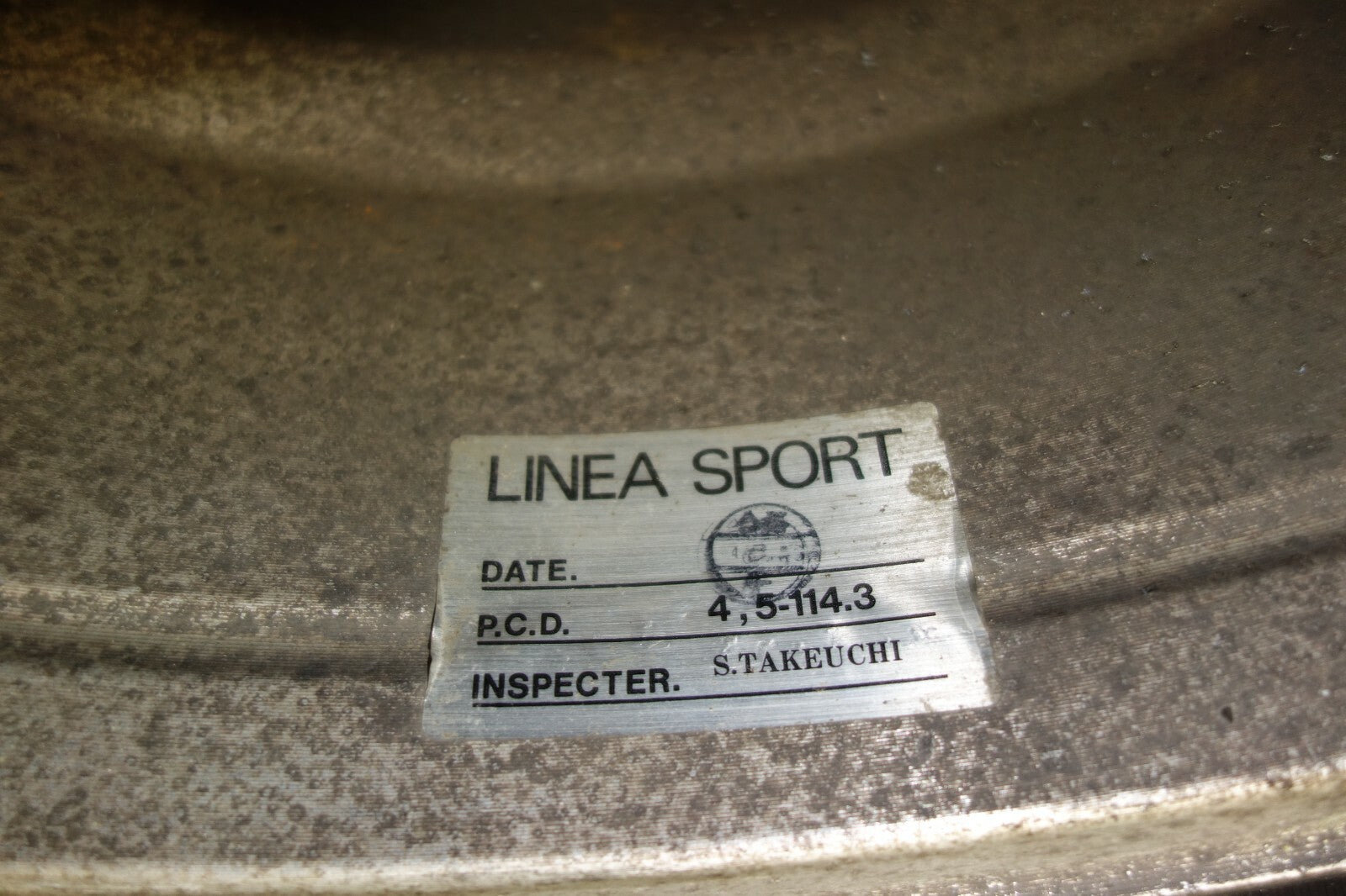 JDM Linea Sport Rim Single Tire 5x114.3 17x8 + 45 Offset Used Japan Mags