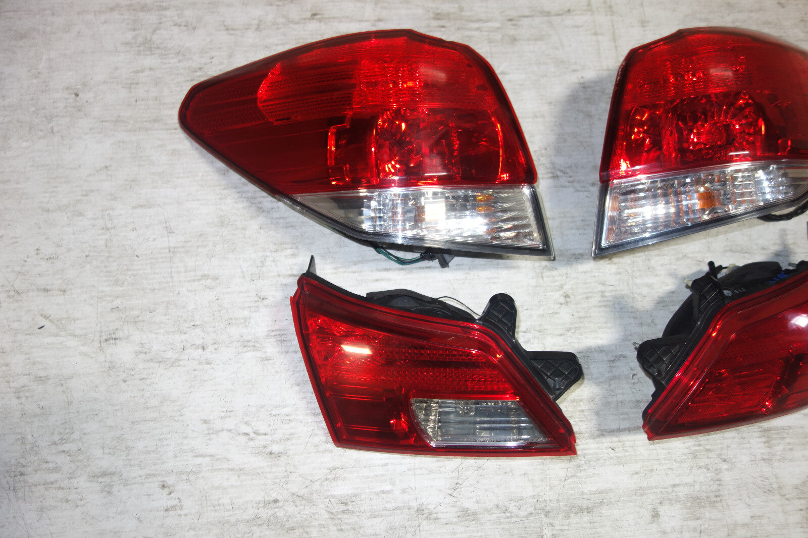JDM Subaru Legacy Outback BR9 BRM Wagon Tail Lights Lamps 2010-2014