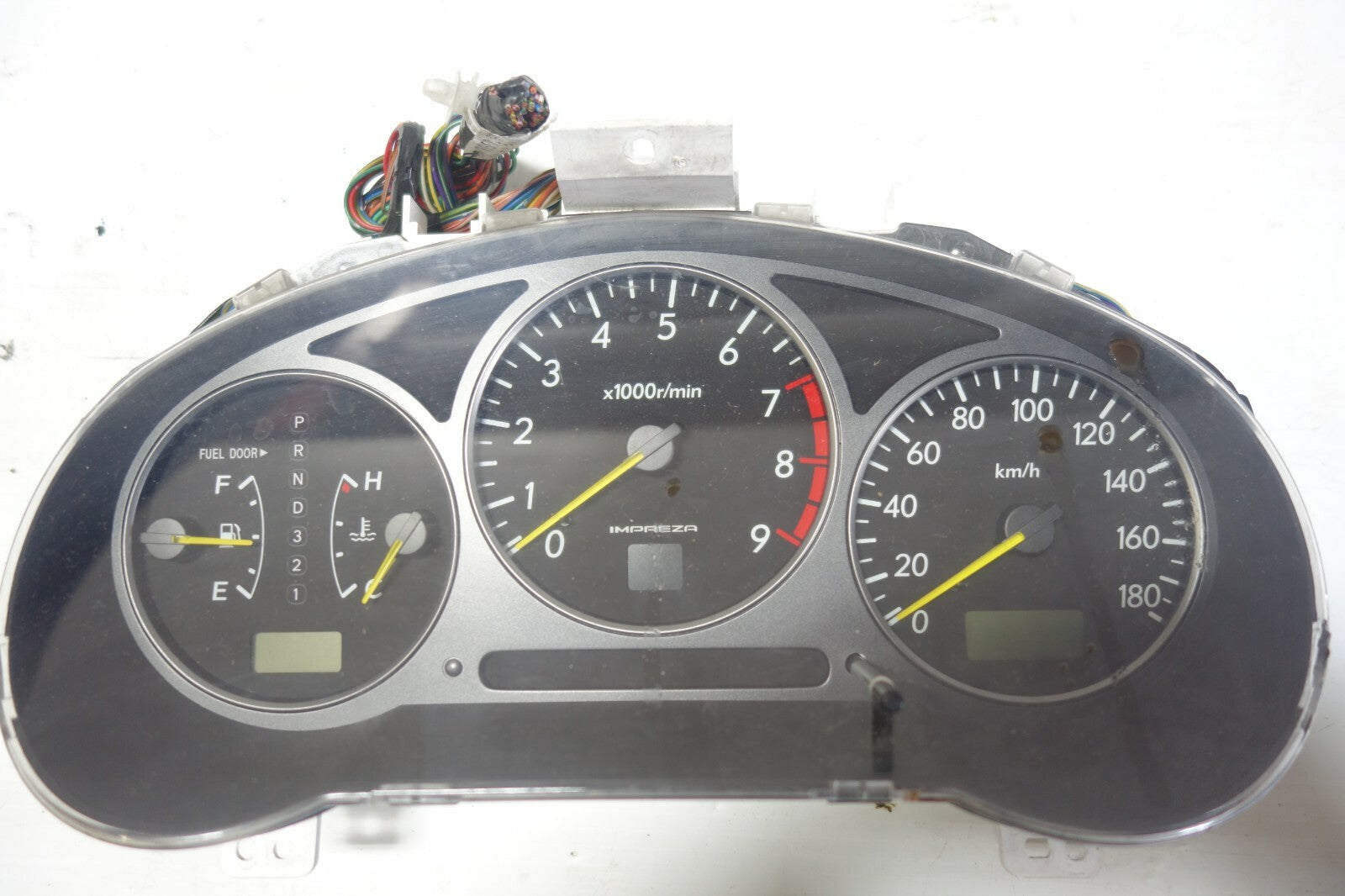 JDM 2002-2003 SUBARU IMPREZA WRX V7  AUTOMATIC GAUGE CLUSTER  SPEEDOMETER