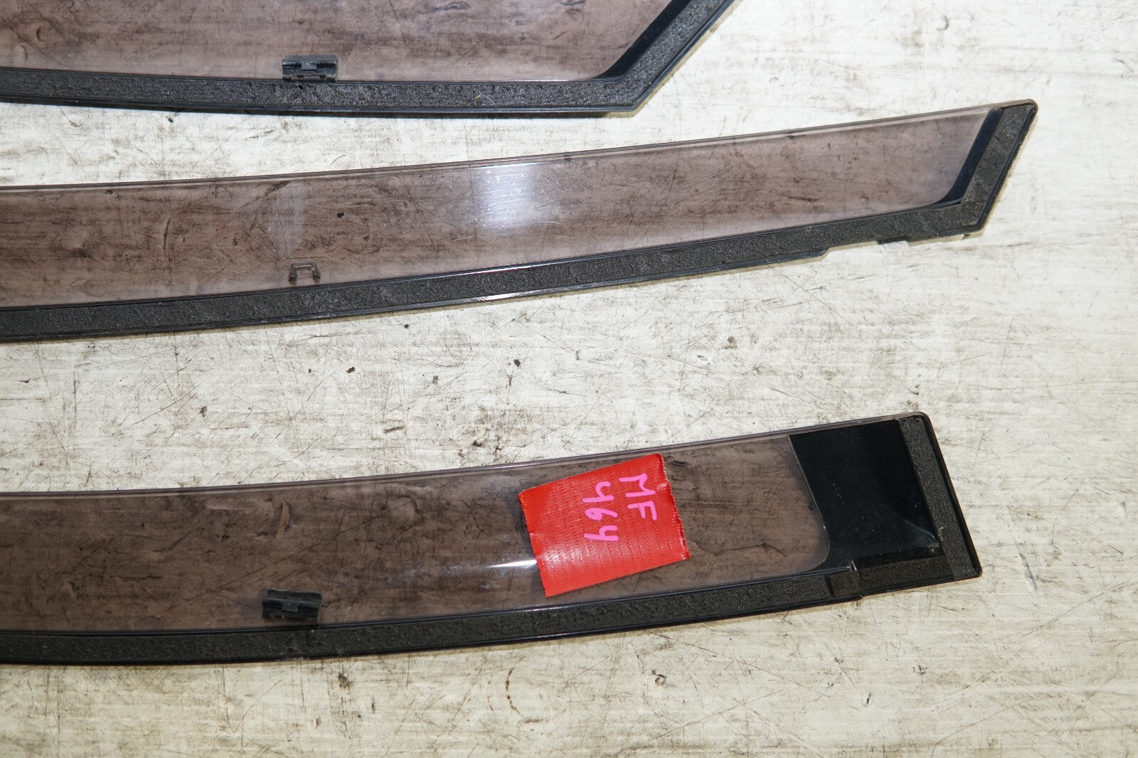 JDM TOYOTA PRIUS OEM WINDOW VISOR RAIN GUARDS ZVW30 2010-2015 MF-464