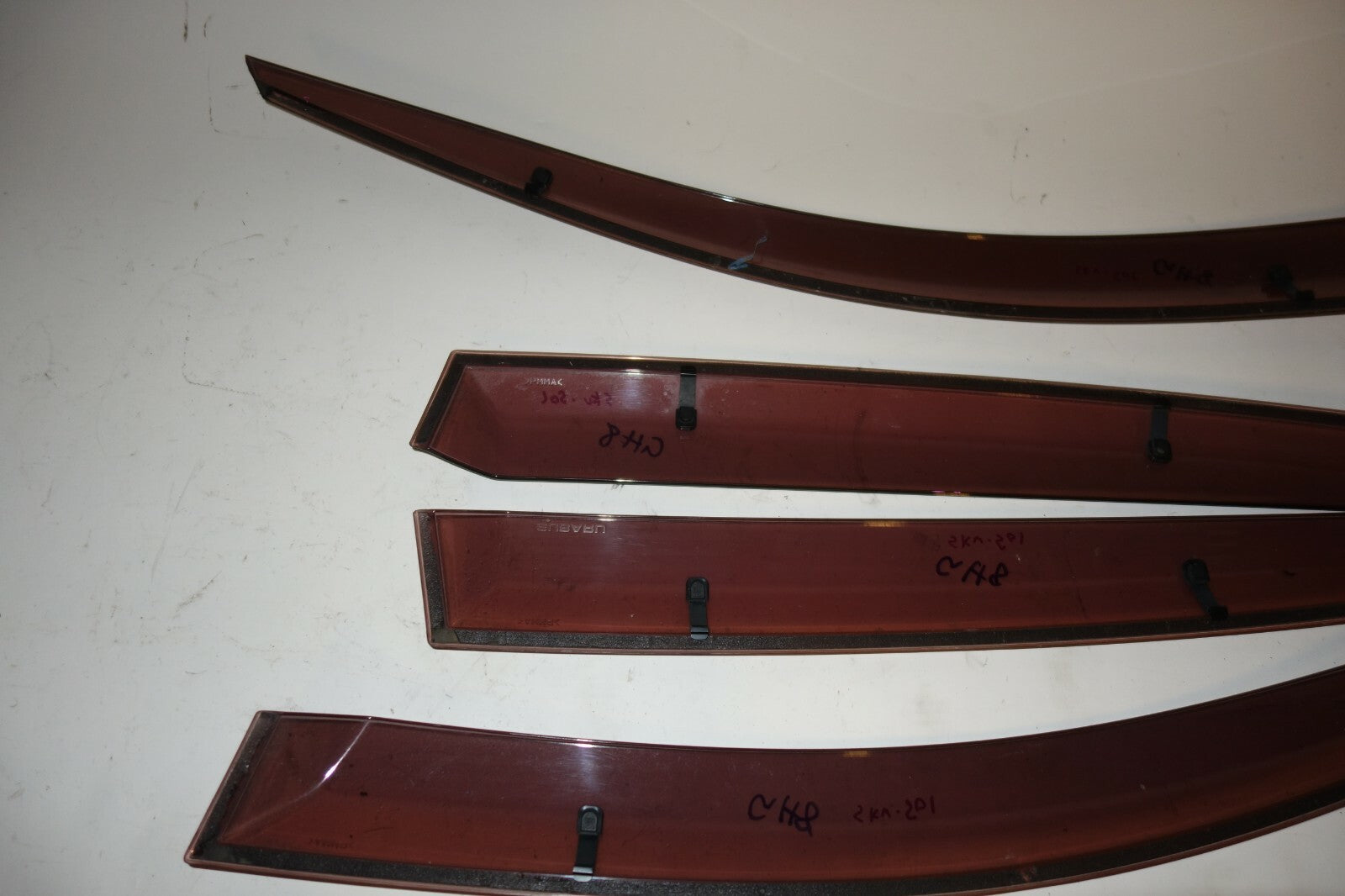 Subaru Impreza WRX STi Wagon Window Visors Rain Guards JDM Rare 2008-2014